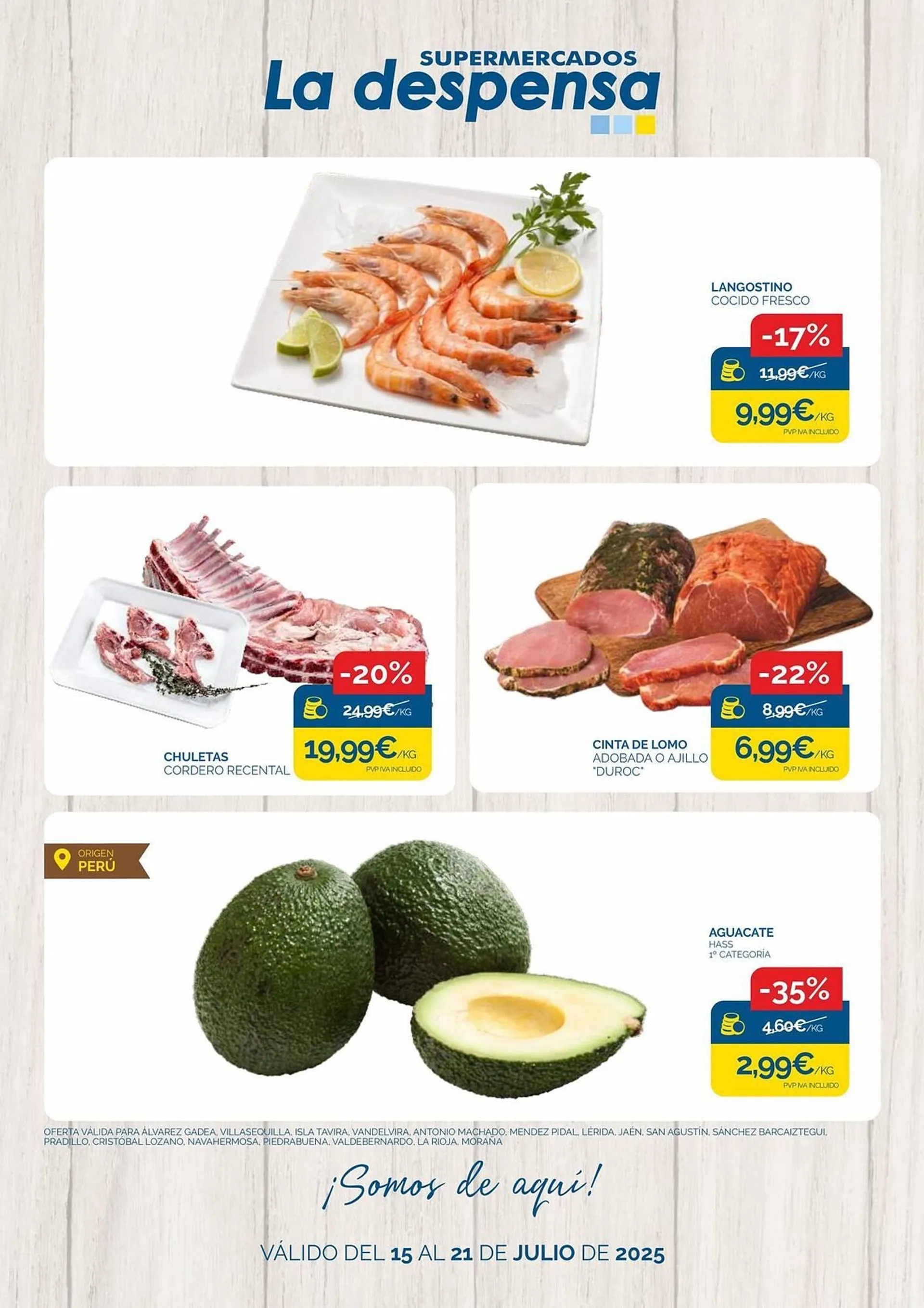 Catálogo de Folleto Supermercados La Despensa 15 de julio al 21 de julio 2025 - Página 1