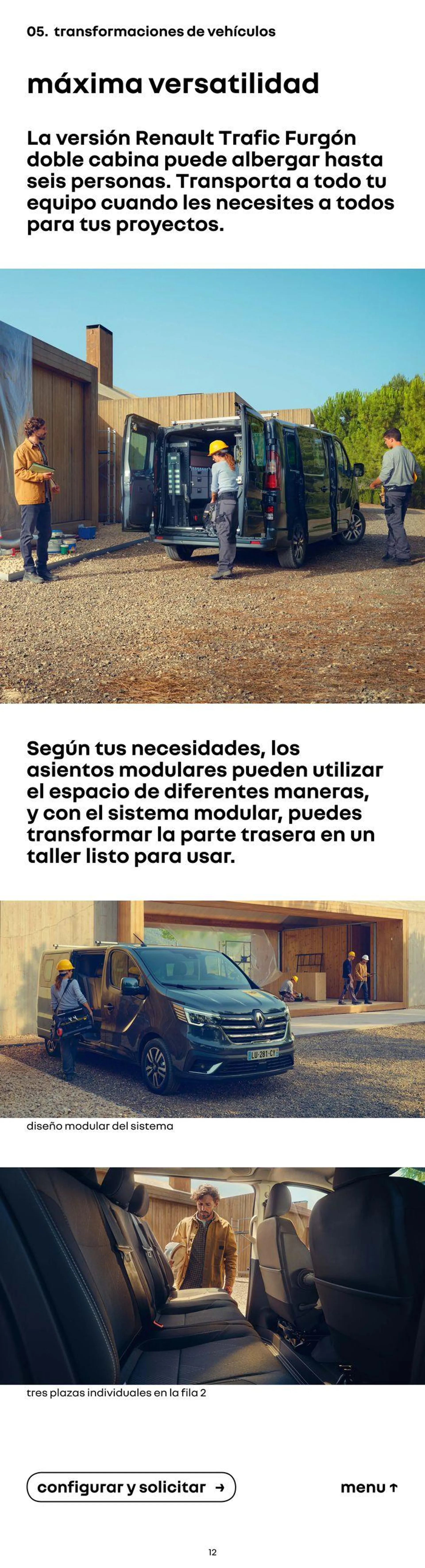 Catálogo de Renault Trafic Furgón E-Tech 100% Eléctrico 18 de julio al 18 de julio 2025 - Página 12