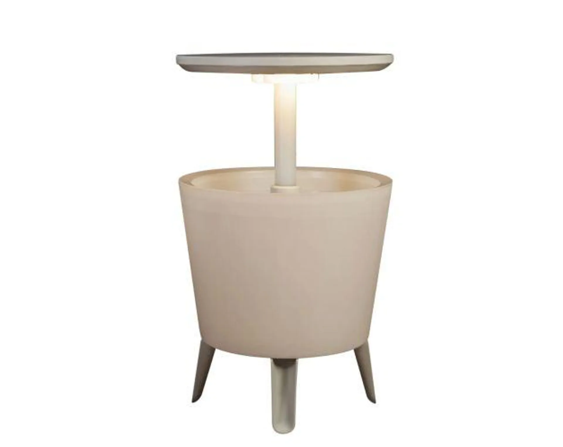 Keter mesa nevera bar iluminada blanca 232924