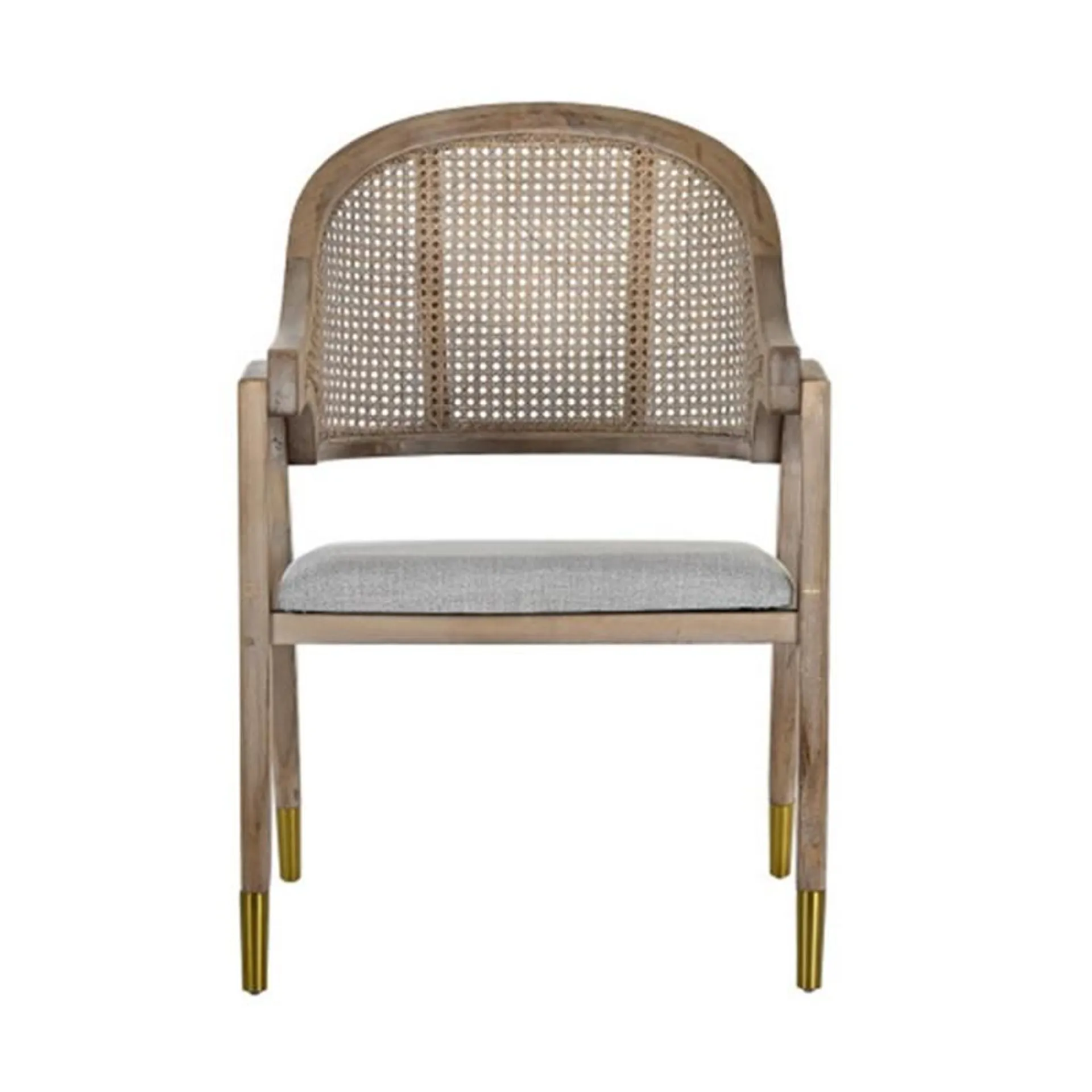 Dining chair with armrests fir polyester