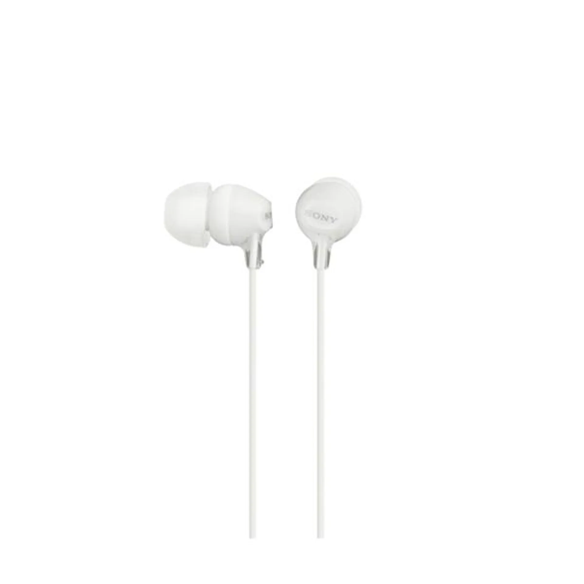 AURICULAR INTRAUDITIVO CON MICROFONO SONY MDR-EX15AP BLANCO 3.5MM CABLE 1.2M DINAMICO DE 9 MM