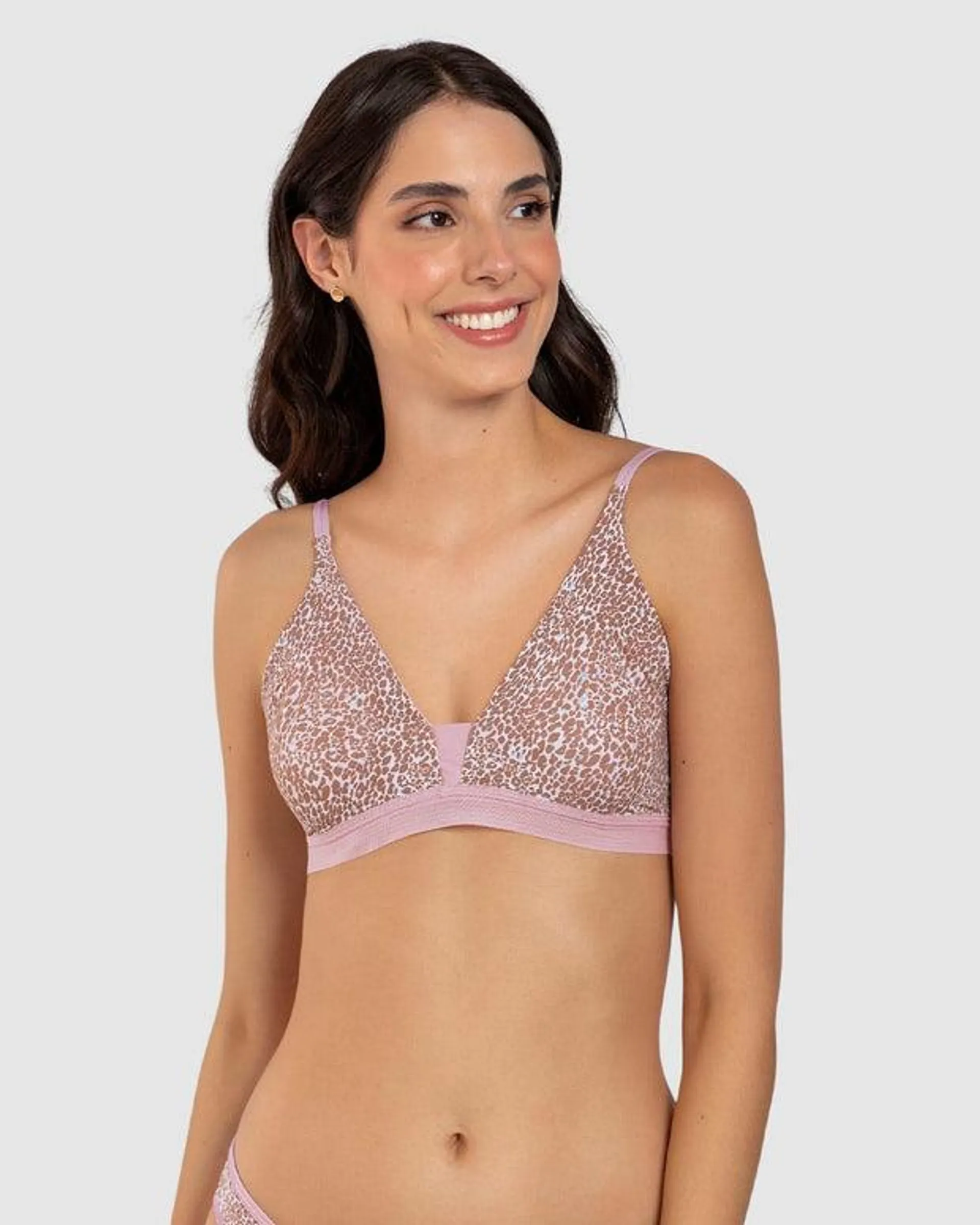 Bralette tipo top ultra cómodo y liviano