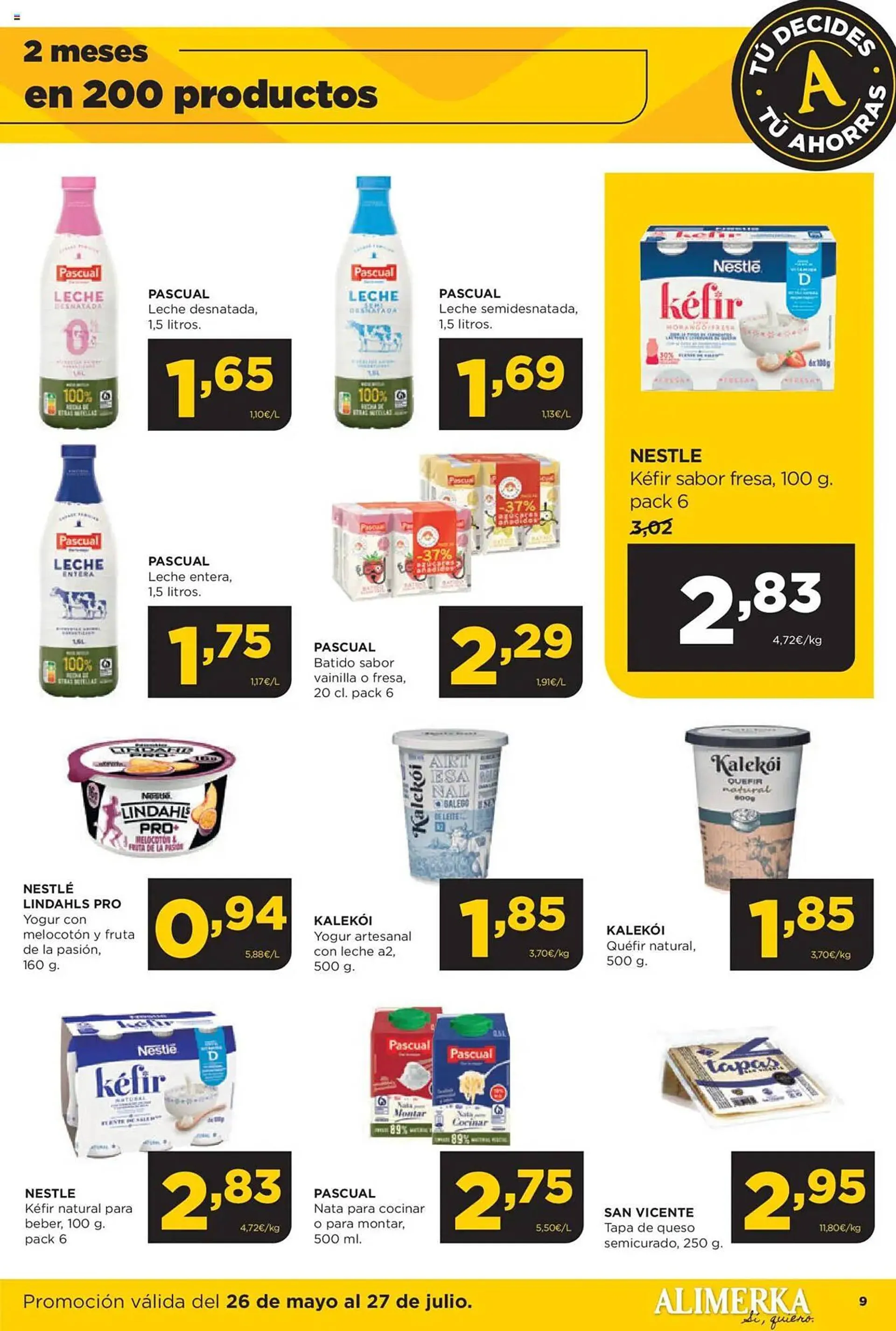 Catálogo de Folleto Alimerka 26 de mayo al 27 de julio 2025 - Página 9