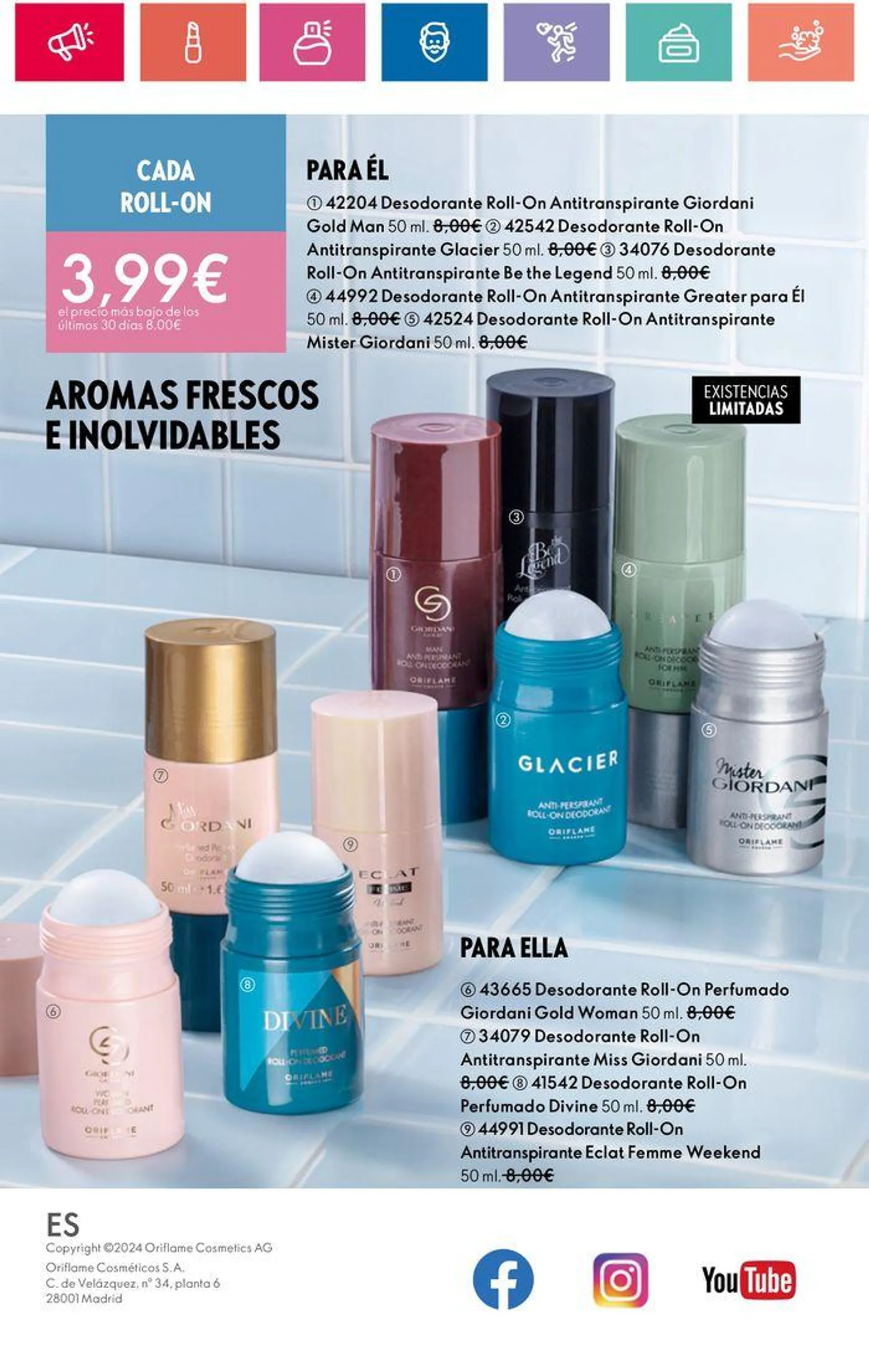 Catálogo de Catálogo Oriflame 28 de mayo al 17 de junio 2024 - Página 166