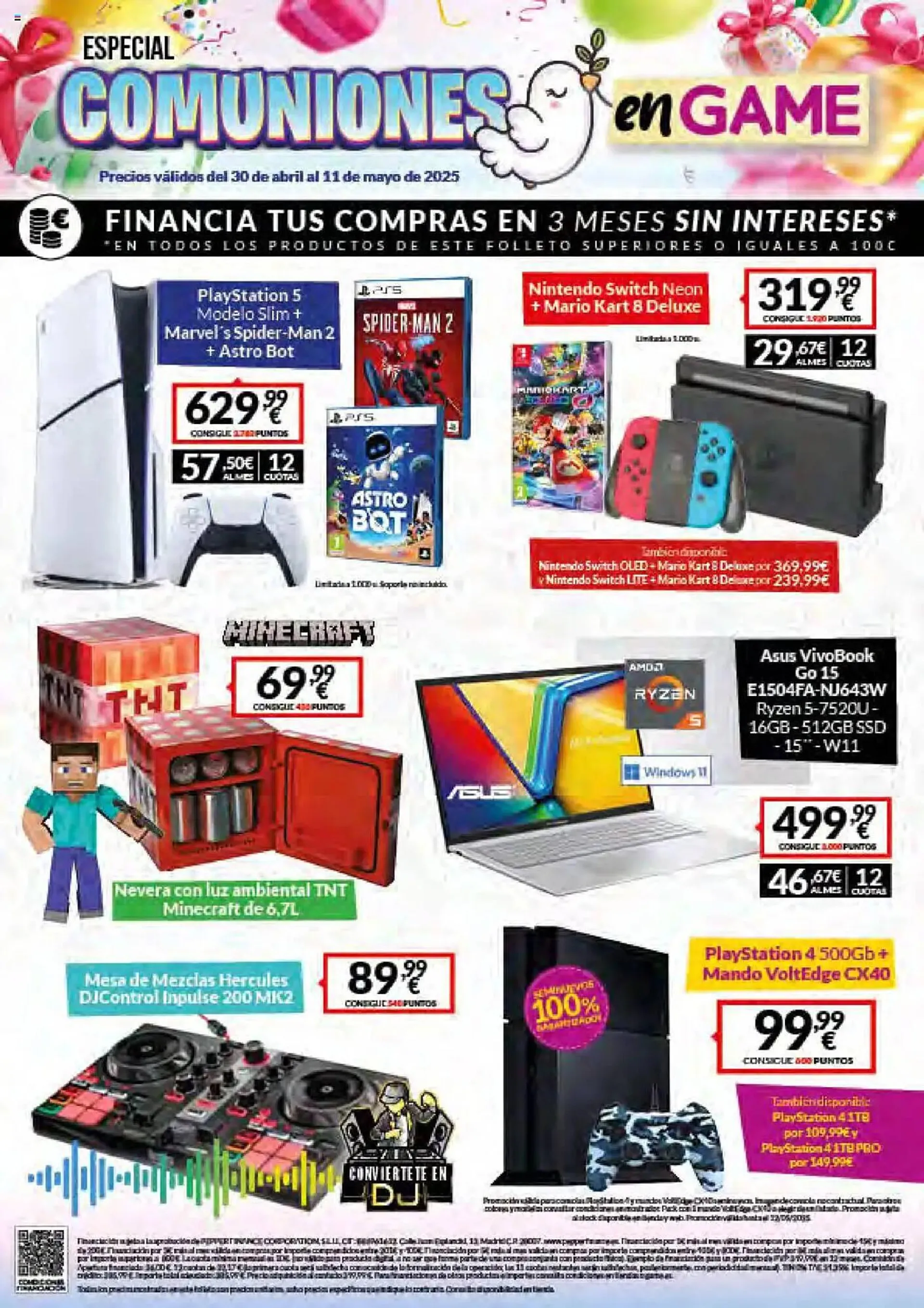 Catálogo de Folleto Game 30 de abril al 11 de mayo 2025 - Página 1