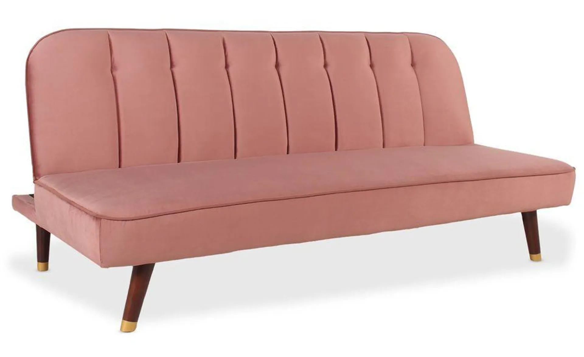 Sofá cama Olympia terciopelo rosa