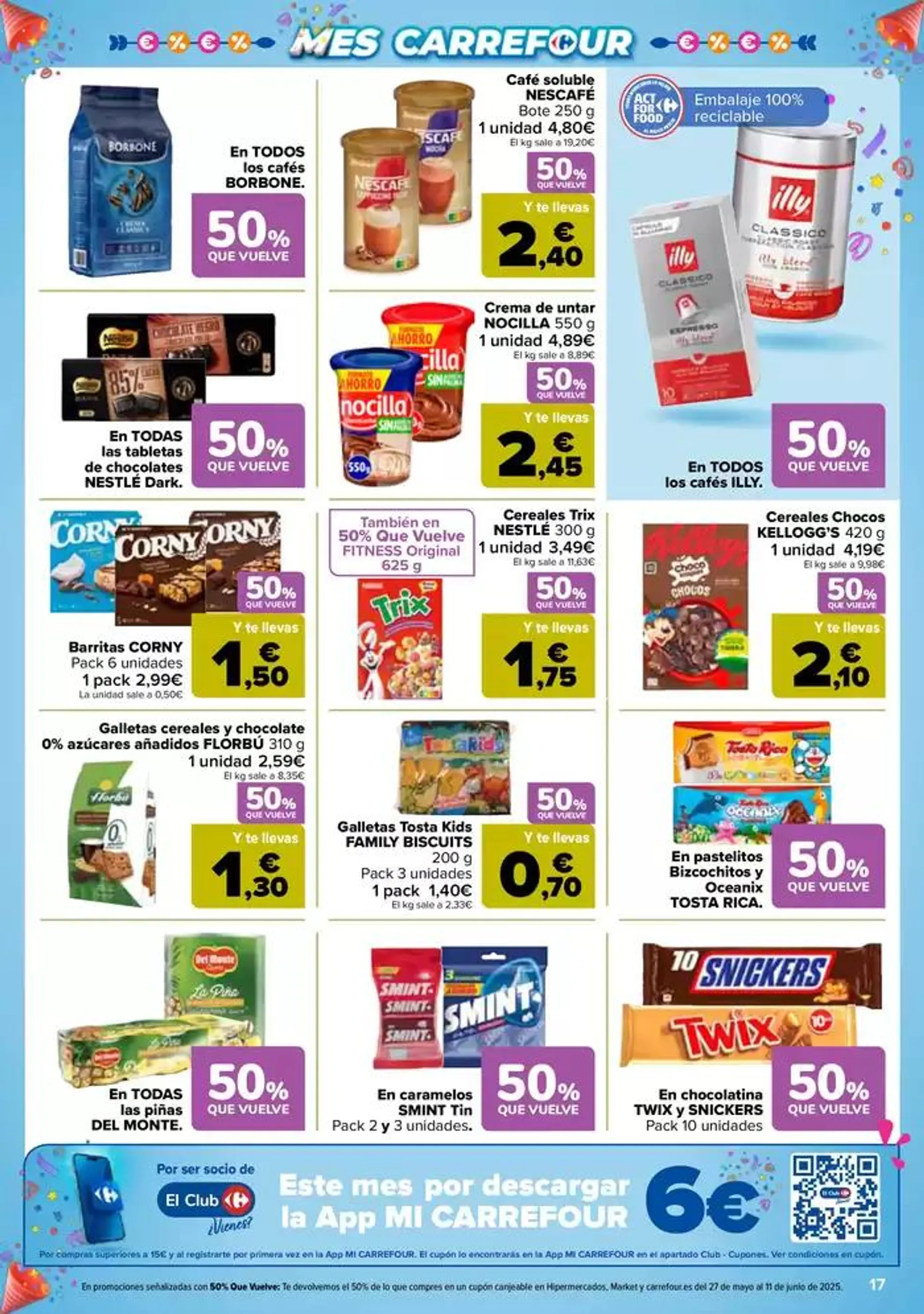 Catálogo de 50% QUE VUELVE + 2ªUD. AL -50% 13 de mayo al 26 de mayo 2025 - Página 17