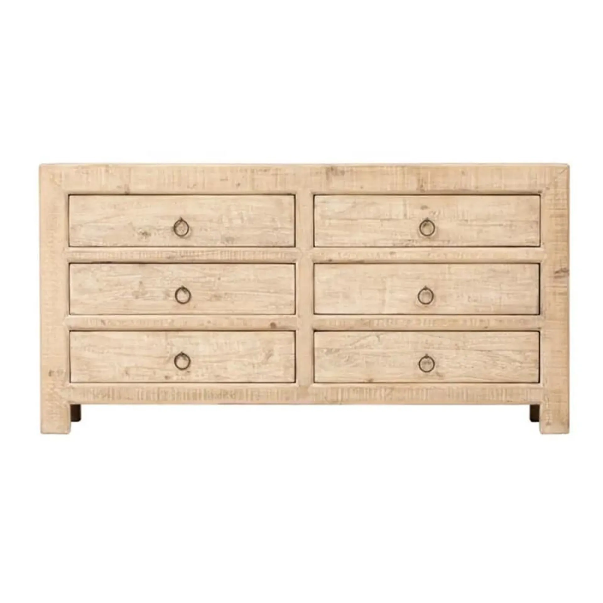 Palo Alto elm sideboard drawers, 135cm