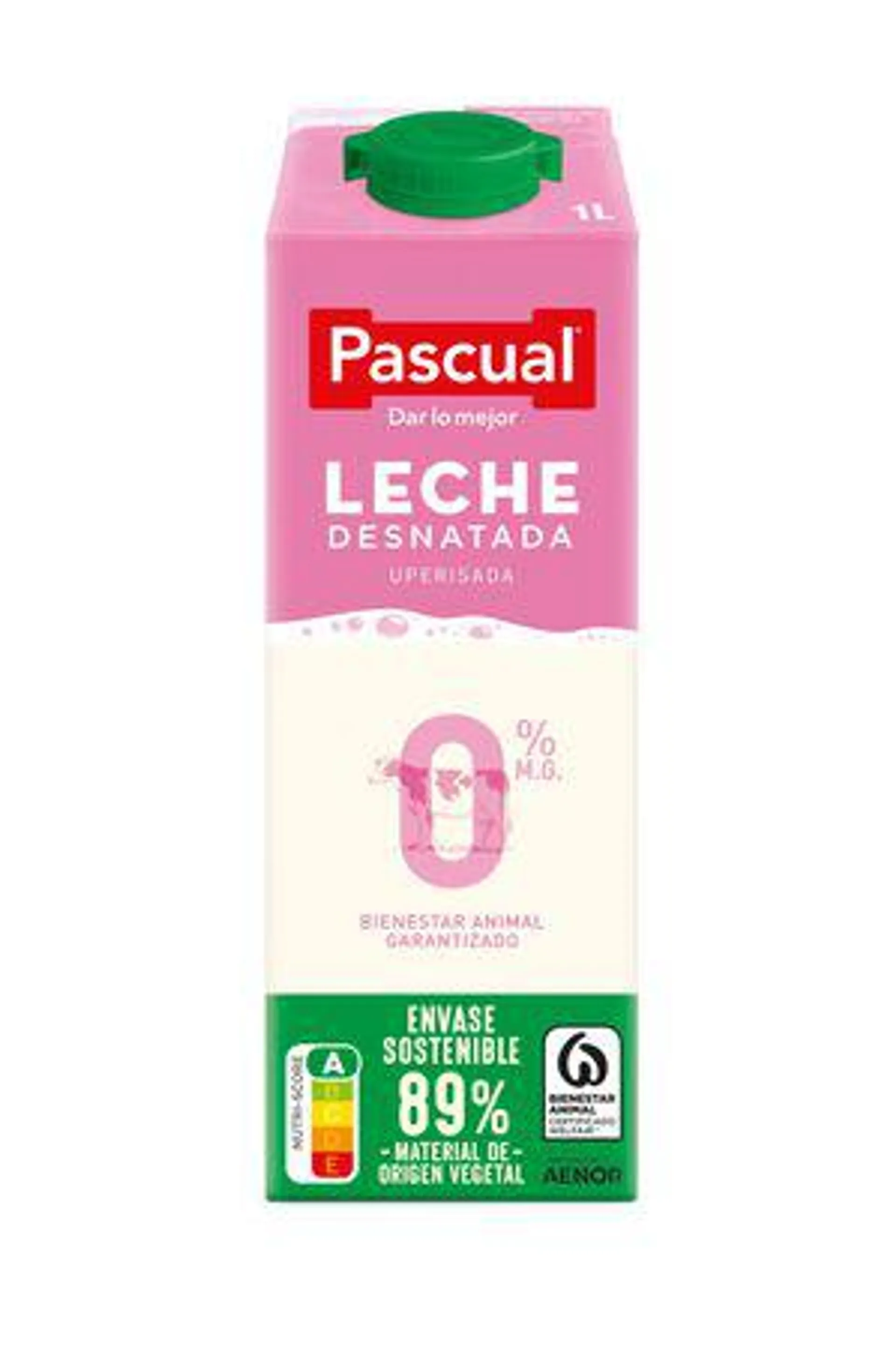 Leche Pascual 1l desnatada