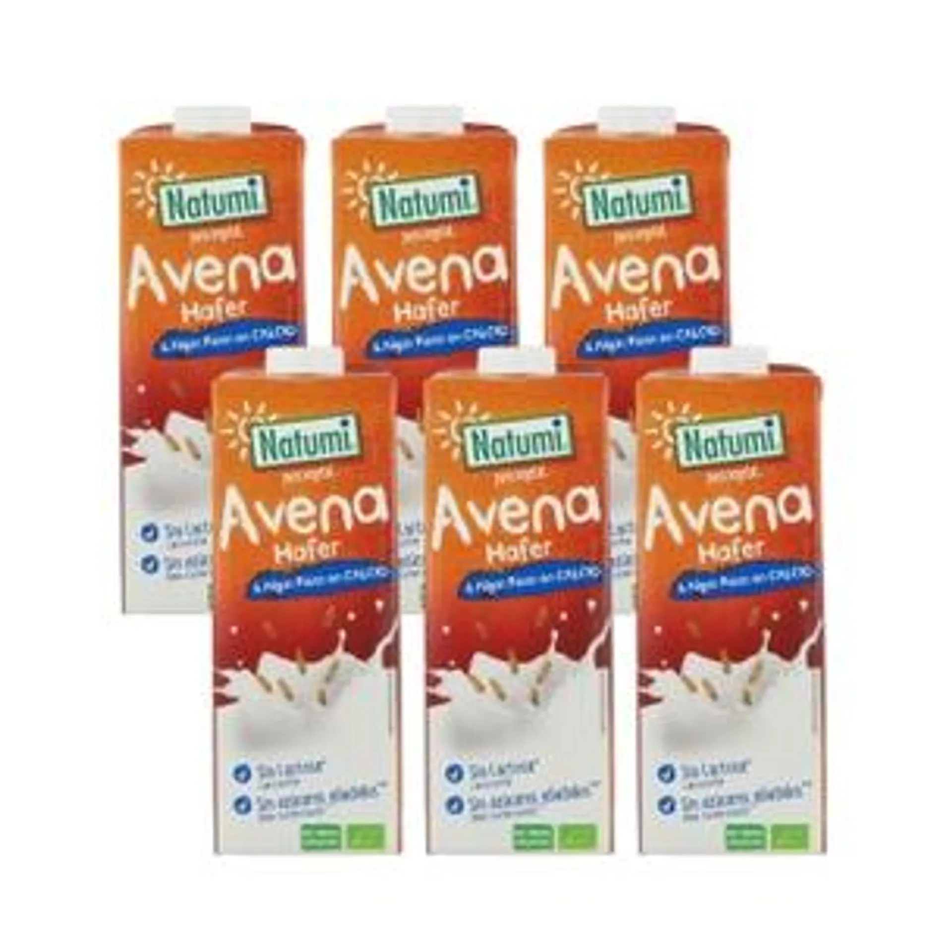 Pack 6 uds x Bebida Avena Alga BIO Natumi 1 L