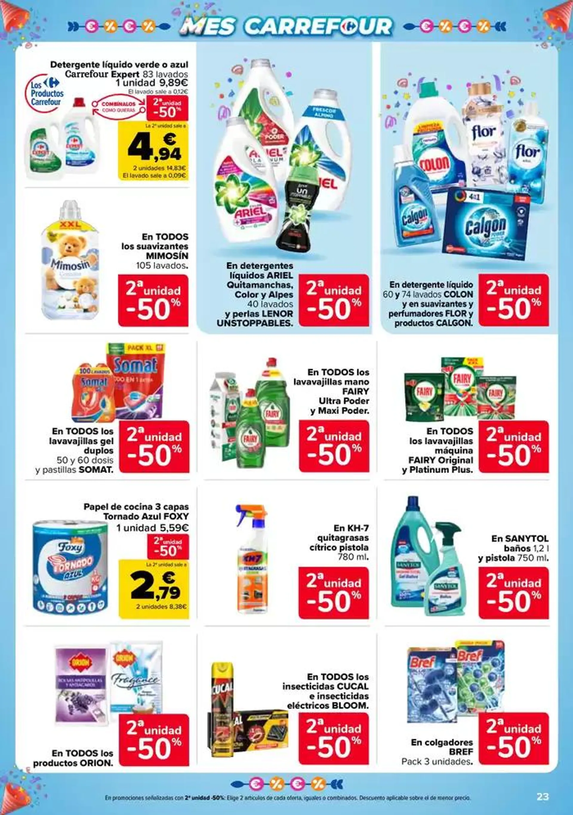 Catálogo de 50% QUE VUELVE + 2ªUD. AL -50% 13 de mayo al 26 de mayo 2025 - Página 23