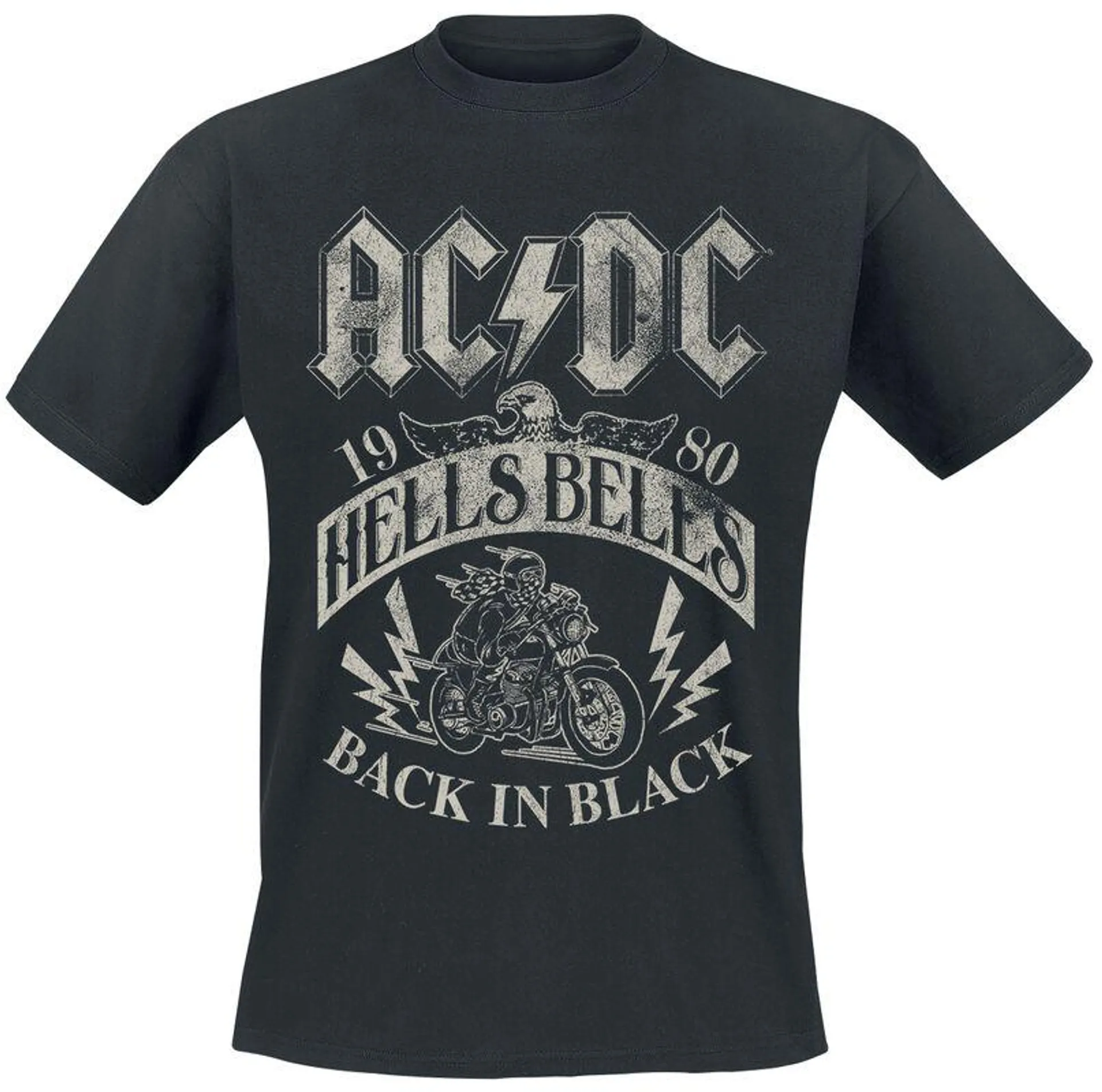 "Hells Bells 1980" Camiseta Negro de AC/DC