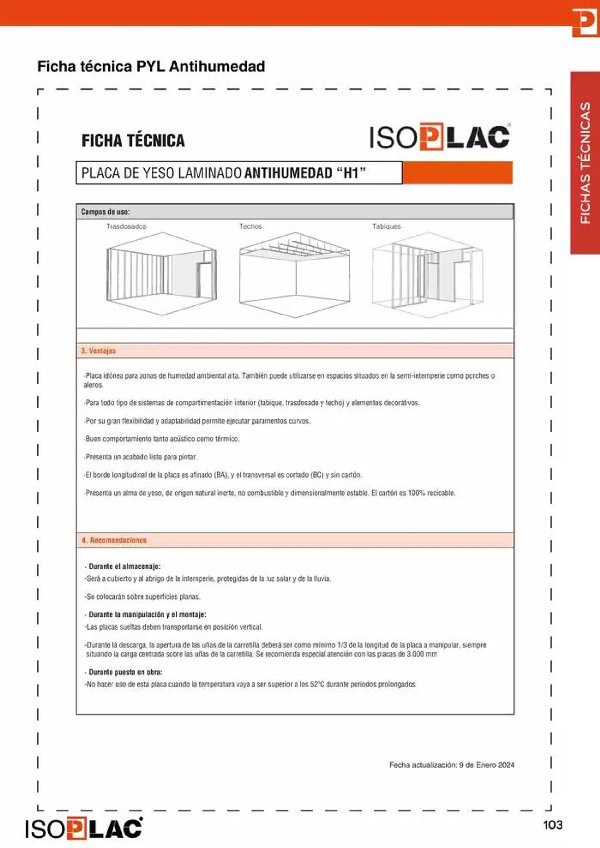 Catálogo de Manual Técnico Isoplac 15 de noviembre al 30 de noviembre 2024 - Página 103