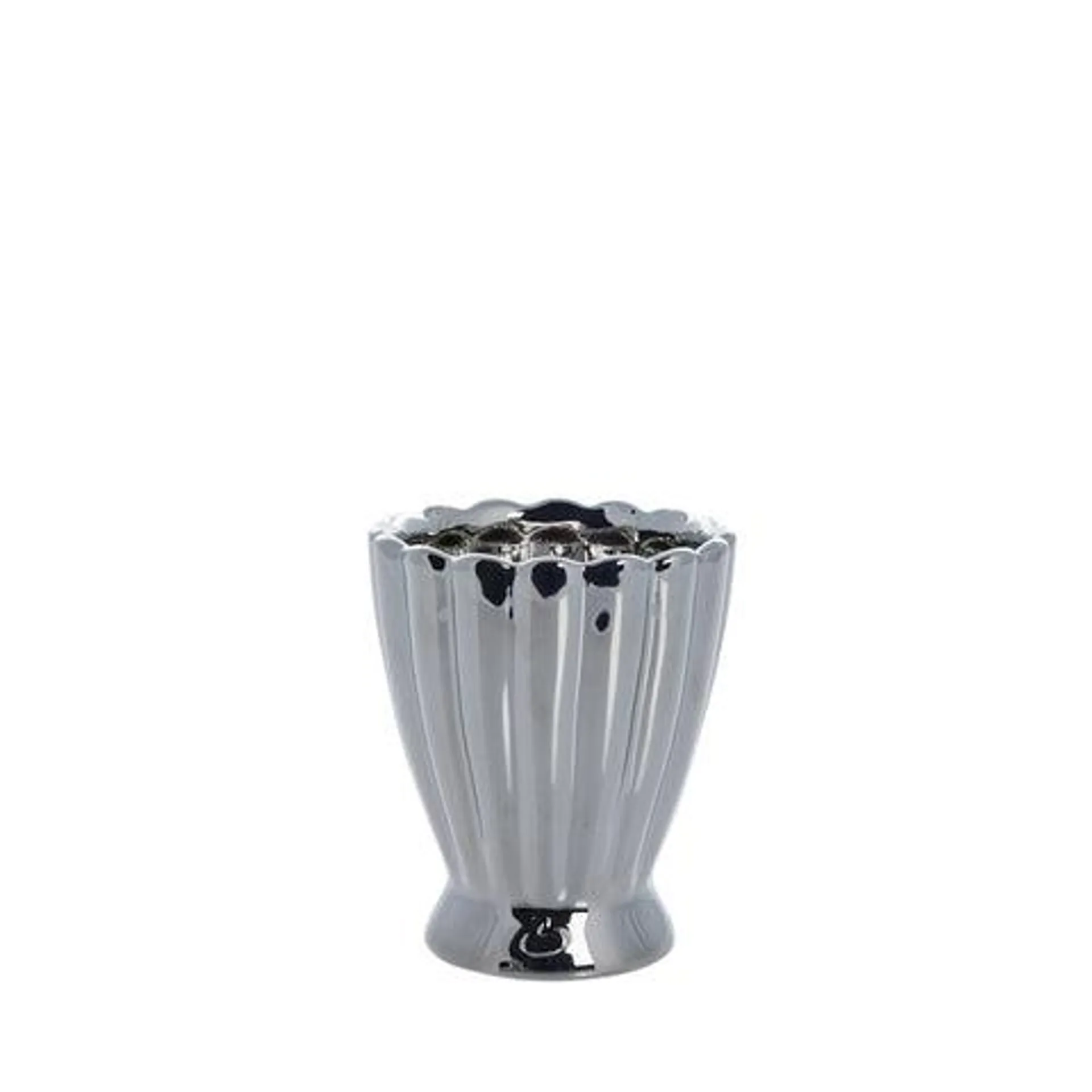 Shenella flower pot Ø10 H12 silver