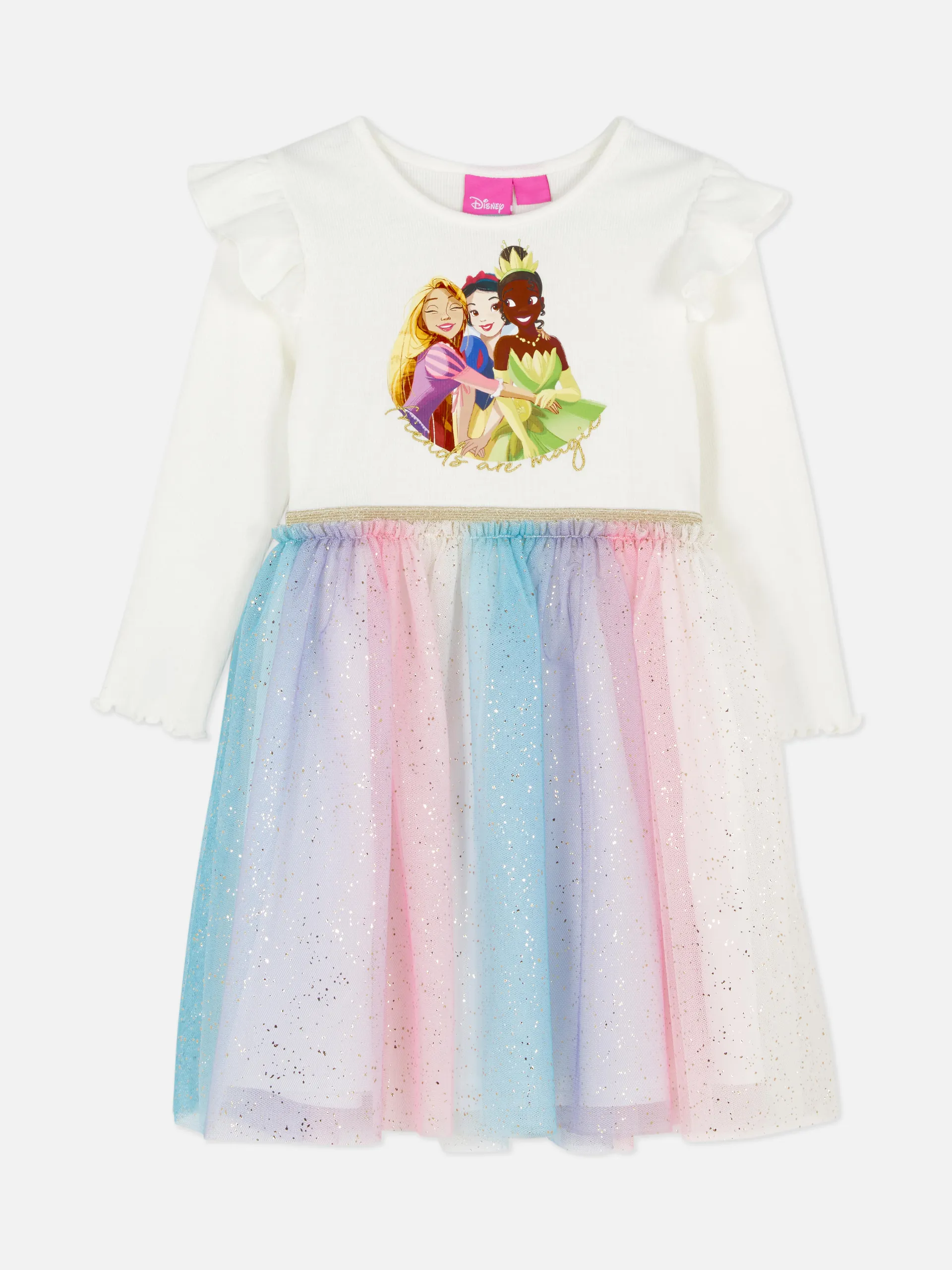 Vestido con tutú de tul de las princesas Disney