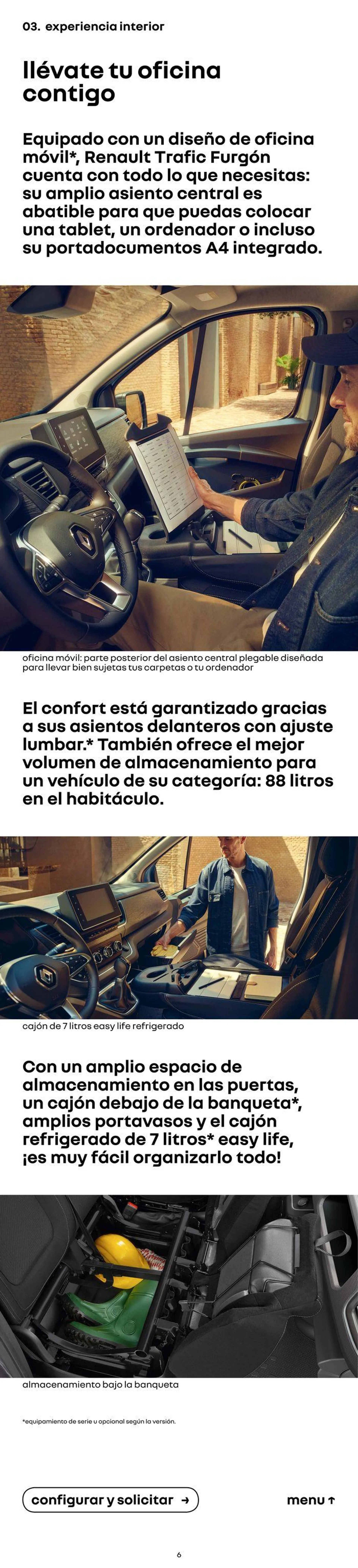 Catálogo de Renault Trafic Furgón E-Tech 100% Eléctrico 18 de julio al 18 de julio 2025 - Página 6