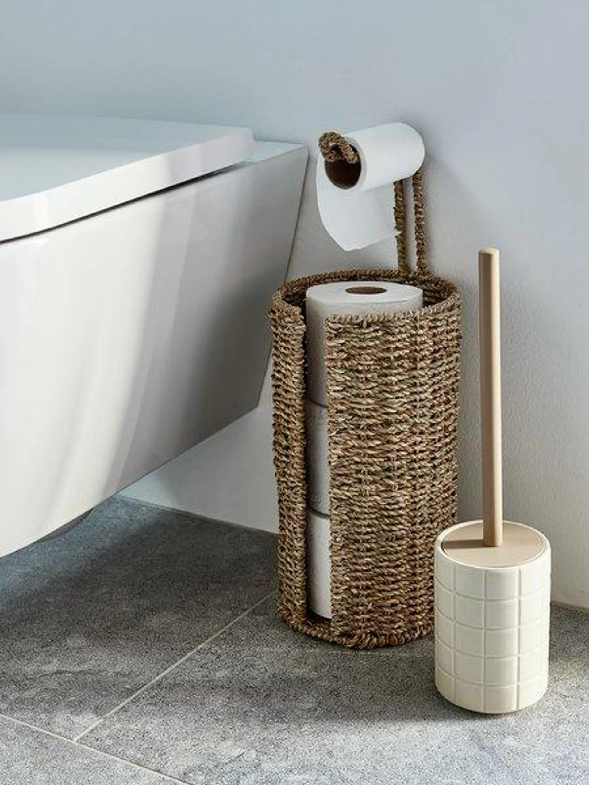 Portarrollos de baño VANSBRO Ø16xA47cm hierba marina