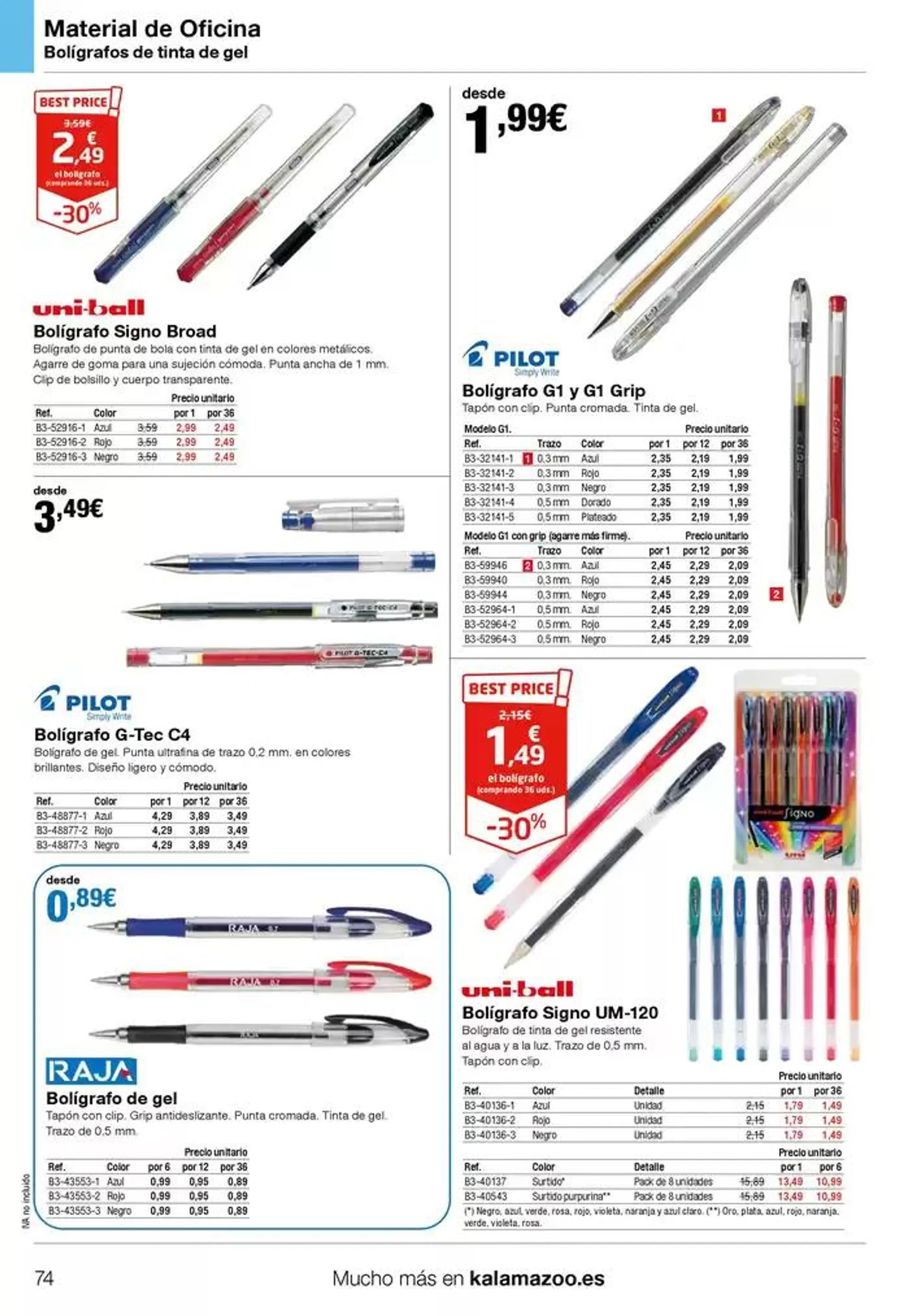 Catálogo de Staples Kalamazoo Catálogo General 9 de enero al 30 de septiembre 2025 - Página 74