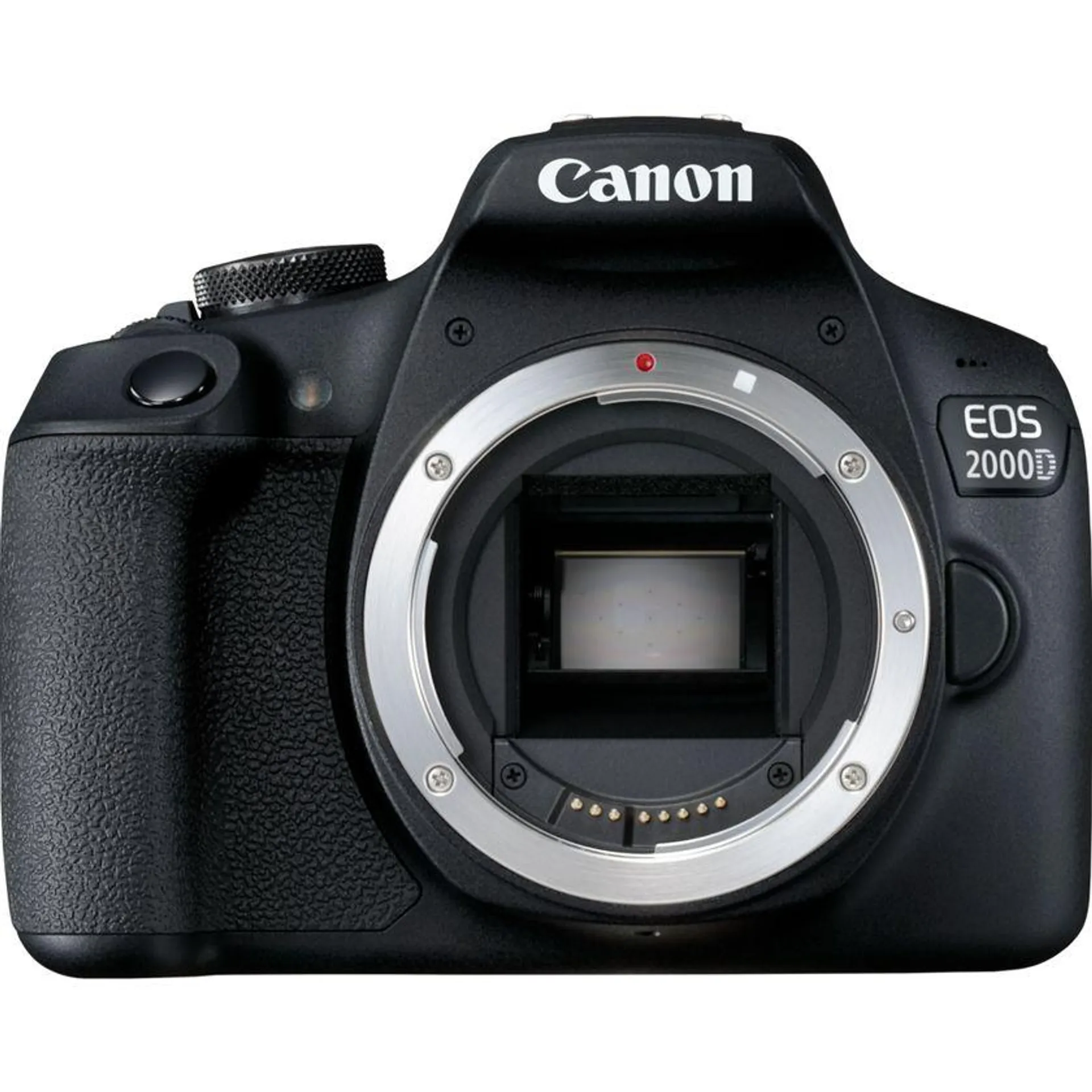 Cuerpo de la cámara Canon EOS 2000D, negro