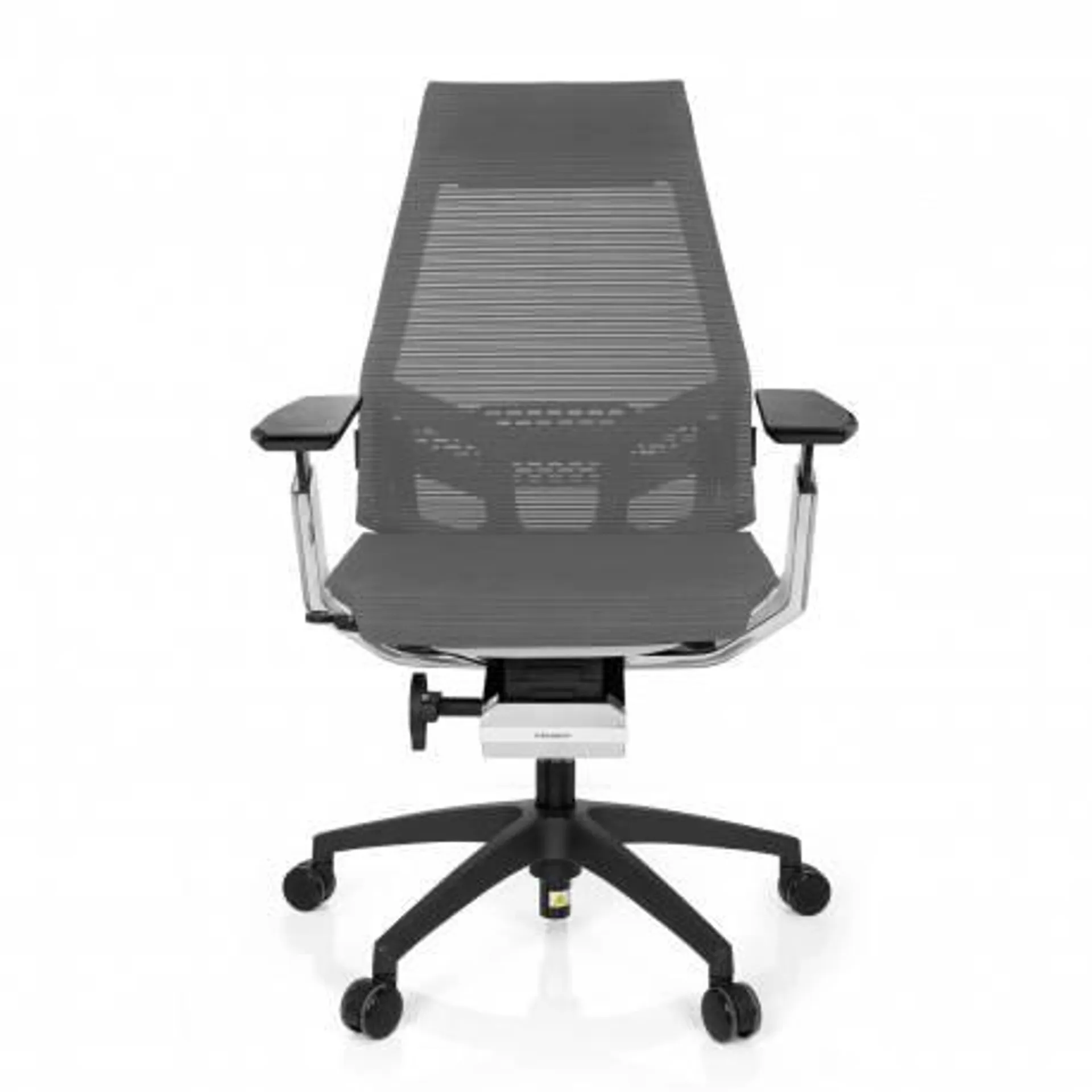 Silla de oficina ergonómica Genious white, brazos 4D