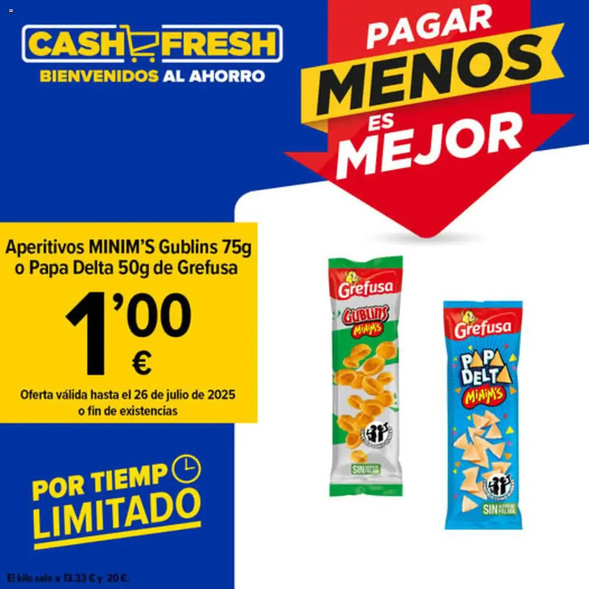 Catálogo de Folleto Cash Fresh 23 de julio al 26 de julio 2025 - Página 1