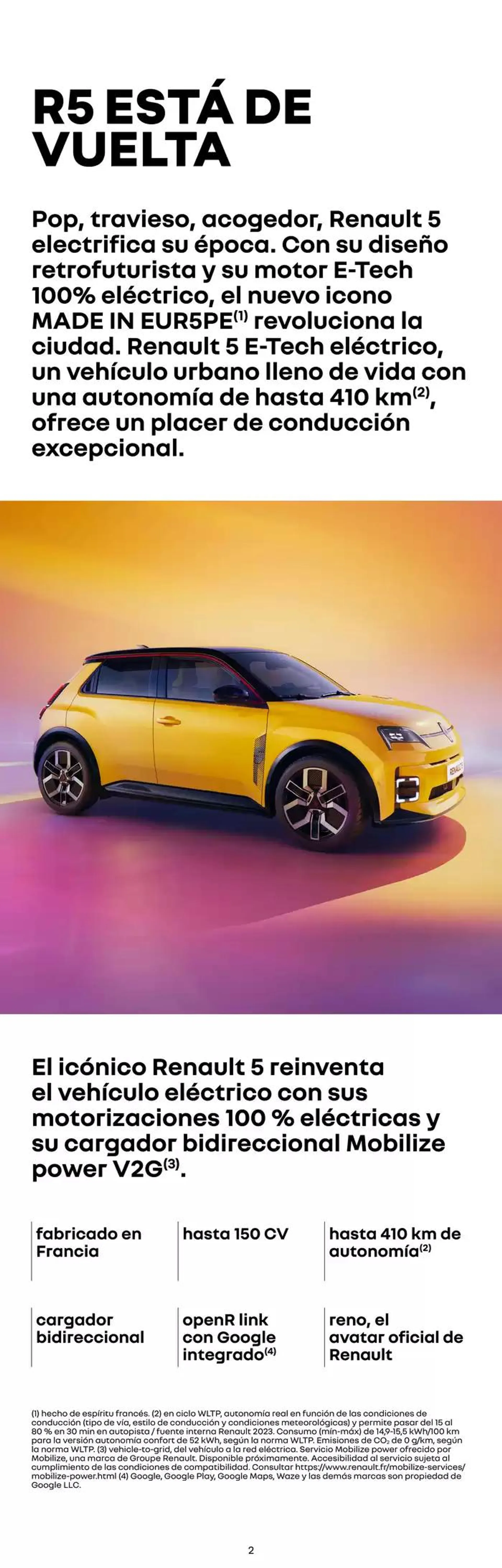 Catálogo de Renault 5 E-Tech Eléctrico 24 de abril al 24 de abril 2026 - Página 2