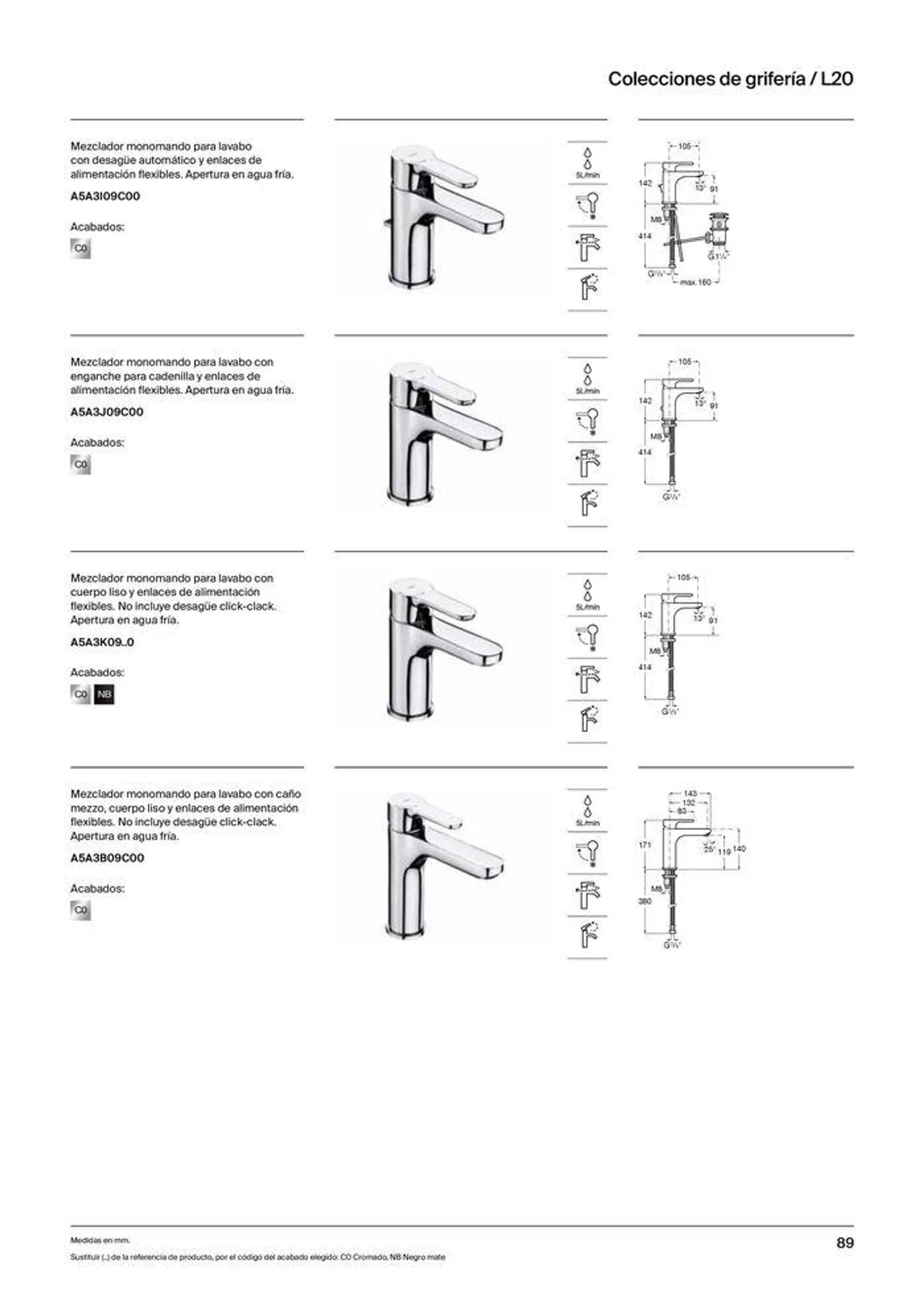 Catálogo de Grifería 19 de septiembre al 31 de diciembre 2024 - Página 91