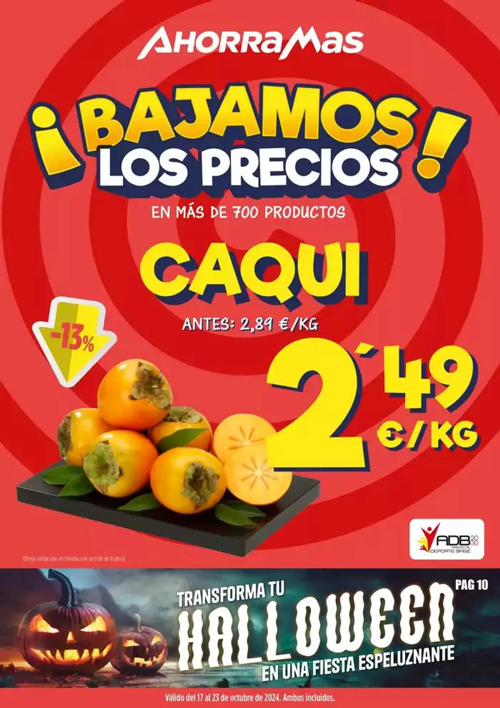 Catálogo de ¡Bajamos los precios! 17 de octubre al 23 de octubre 2024 - Página 1