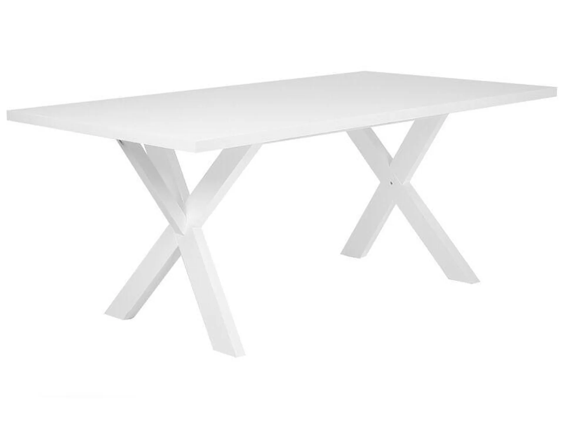 Mesa de comedor blanca 180 x 100 cm LISALA