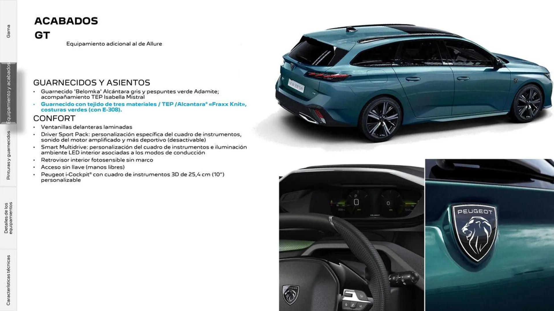 Catálogo de 308 SW Eléctrico • Plug-in Hybrid • Híbrido • Térmico 16 de septiembre al 16 de septiembre 2025 - Página 14