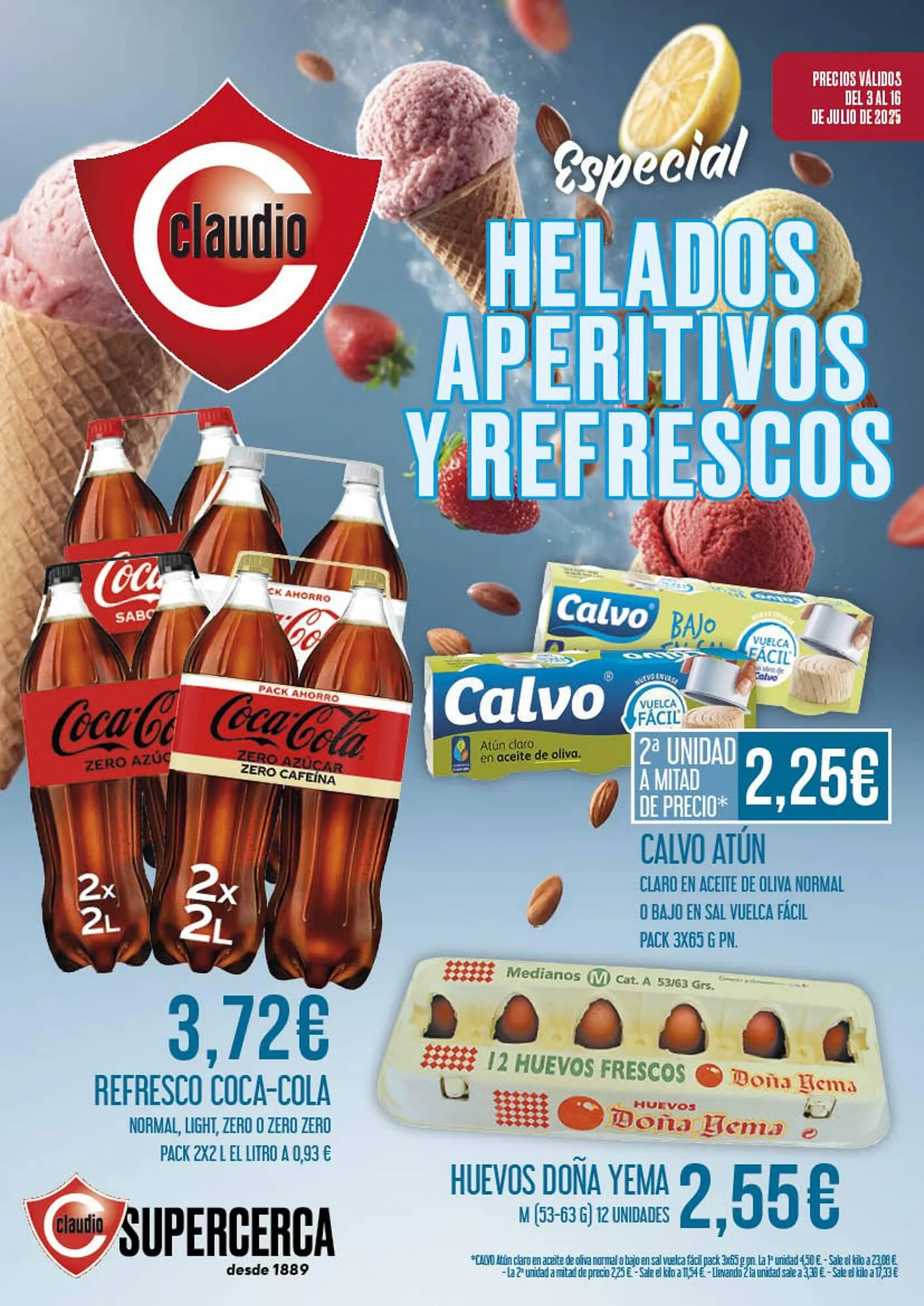 Catálogo de Folleto Claudio 3 de julio al 16 de julio 2025 - Página 1