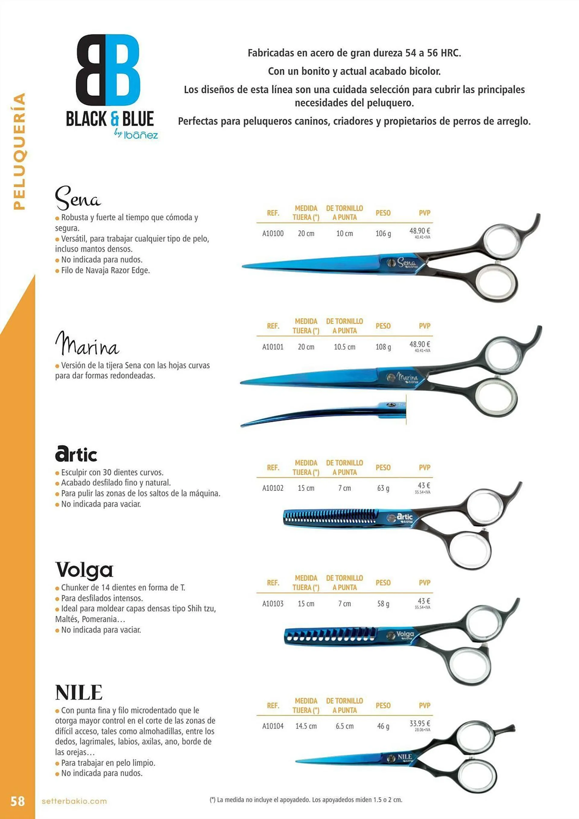 Catálogo de Folleto Setter Bakio 2 de junio al 29 de febrero 2024 - Página 58