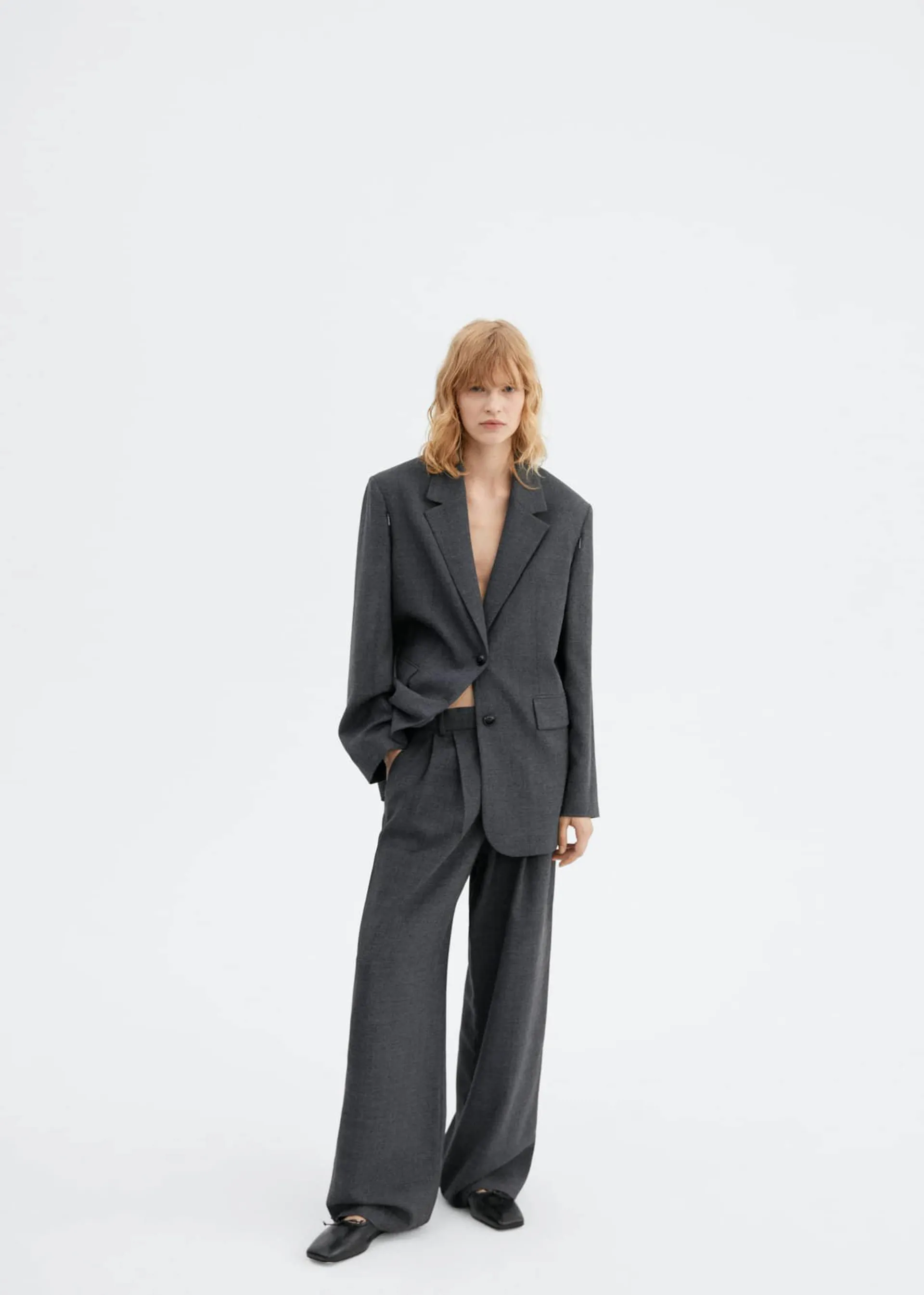 Pantalón traje lana