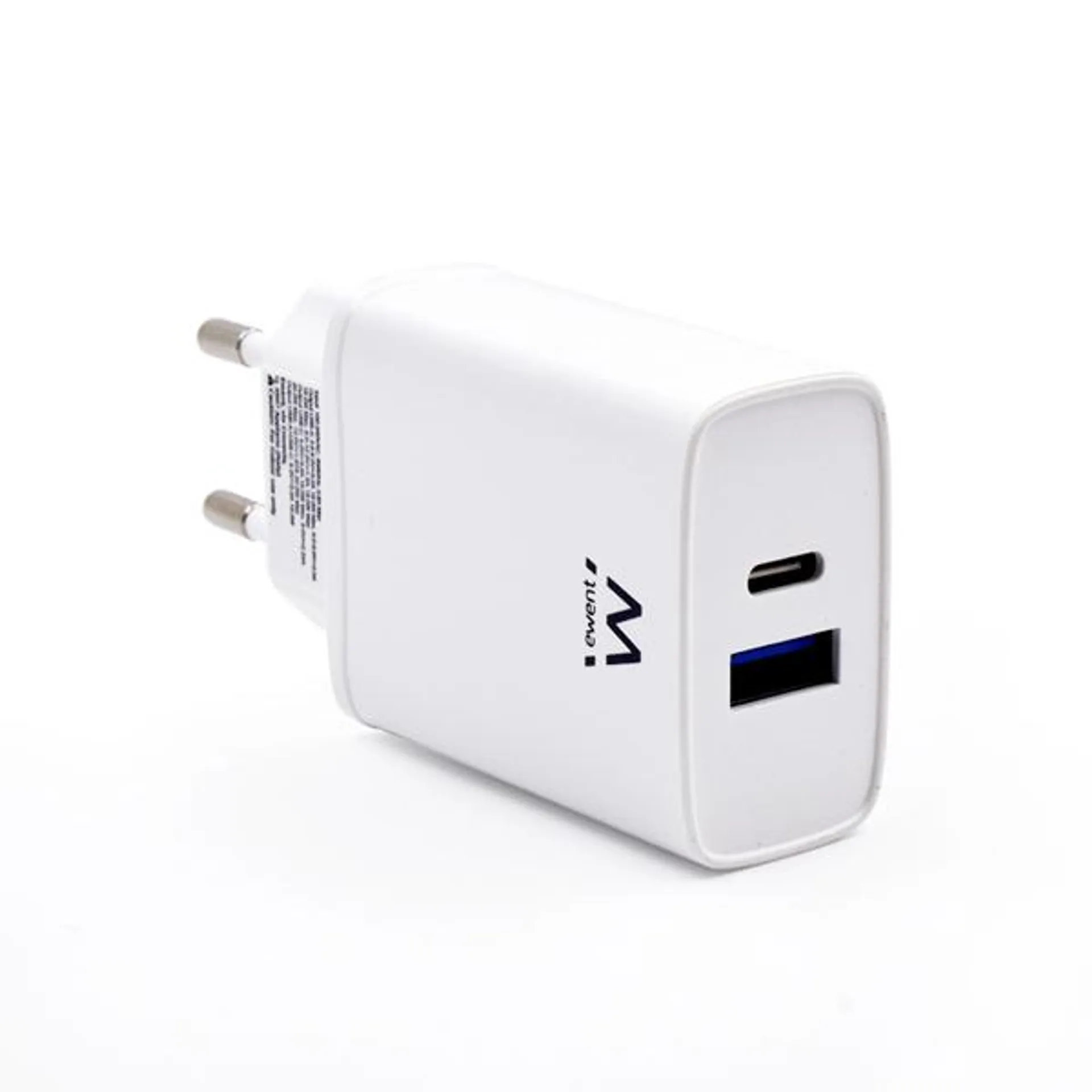 EWENT CARGADOR RAPIDO Q3 20W USB-C Y USB-A