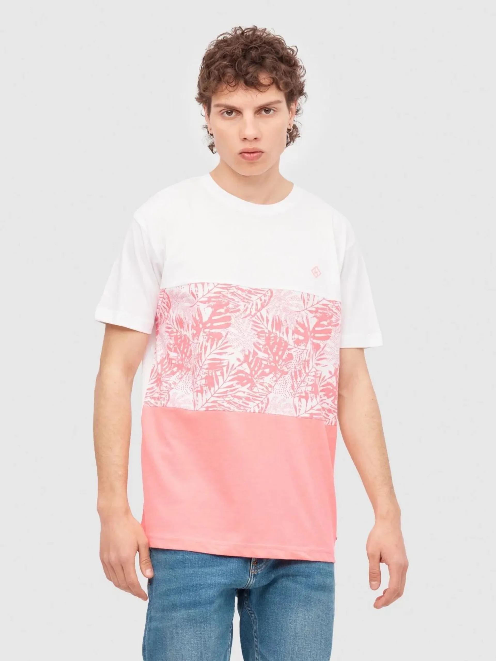 Camiseta tropical textura