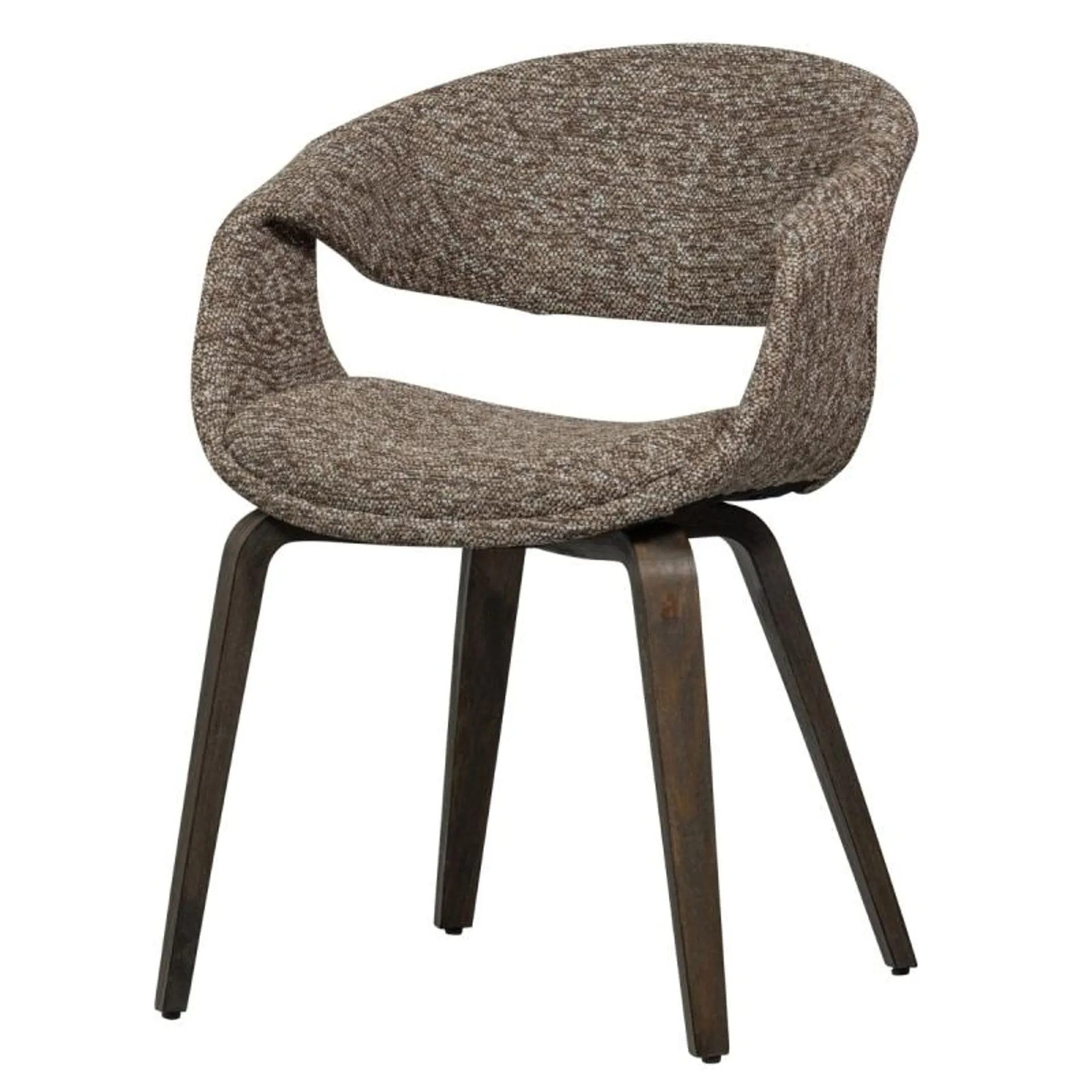 Silla YOSSI Marrón / Marrón Oscuro