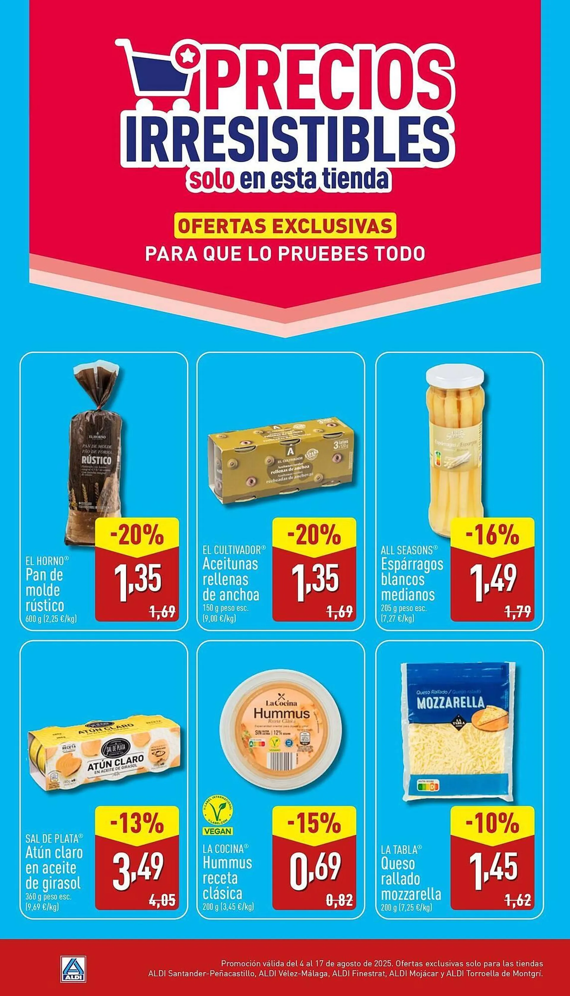 Catálogo de Folleto ALDI 4 de agosto al 17 de agosto 2025 - Página 1