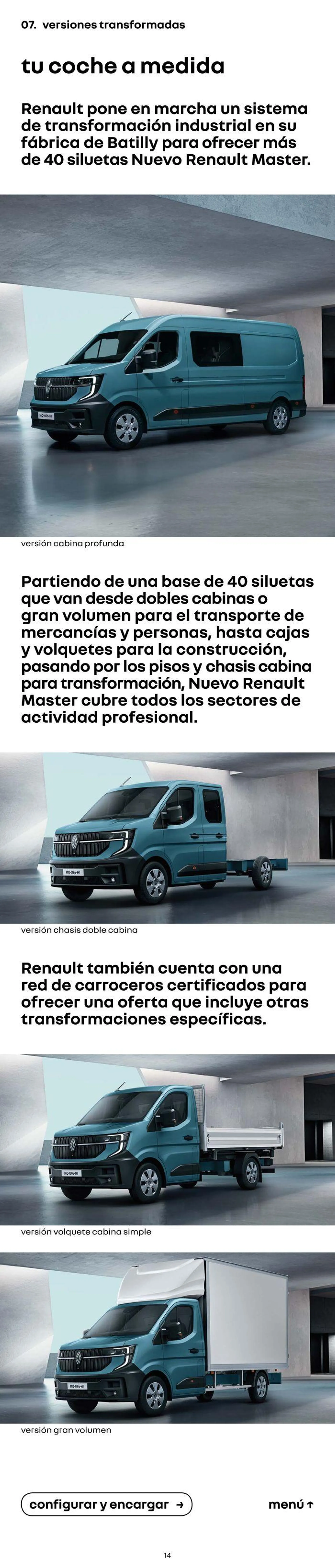 Catálogo de Renault Nuevo Master 19 de julio al 19 de julio 2025 - Página 14