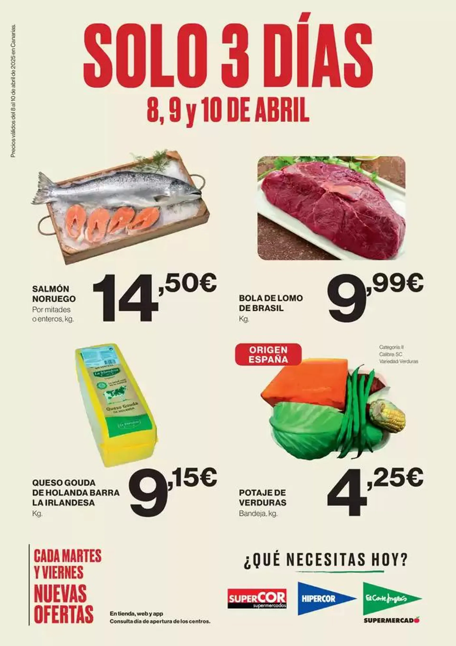 Precios válidos del 8 al 10 de abril de 2025 en Canarias - 1