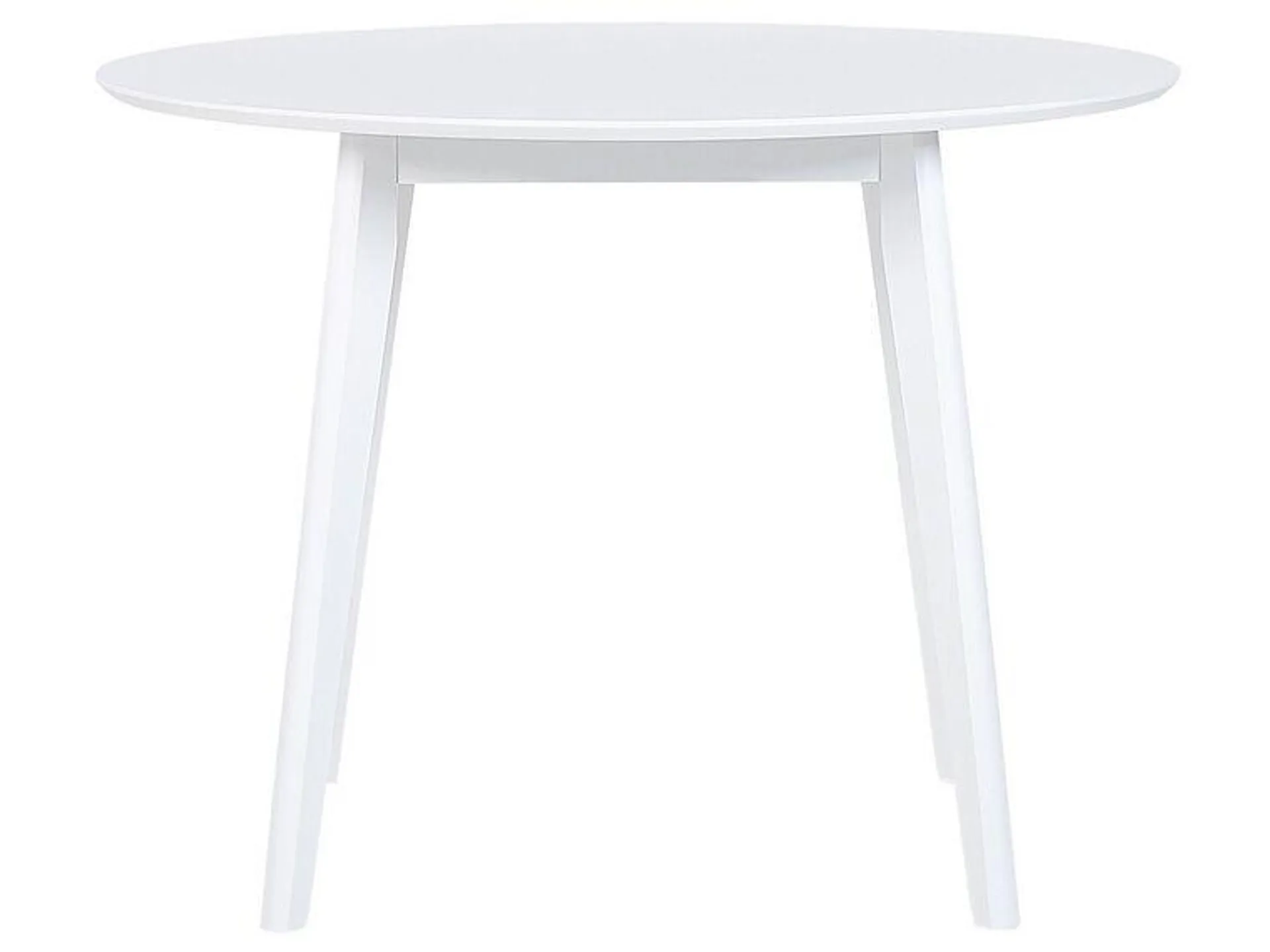 Mesa de comedor blanca ⌀ 100 cm ROXBY