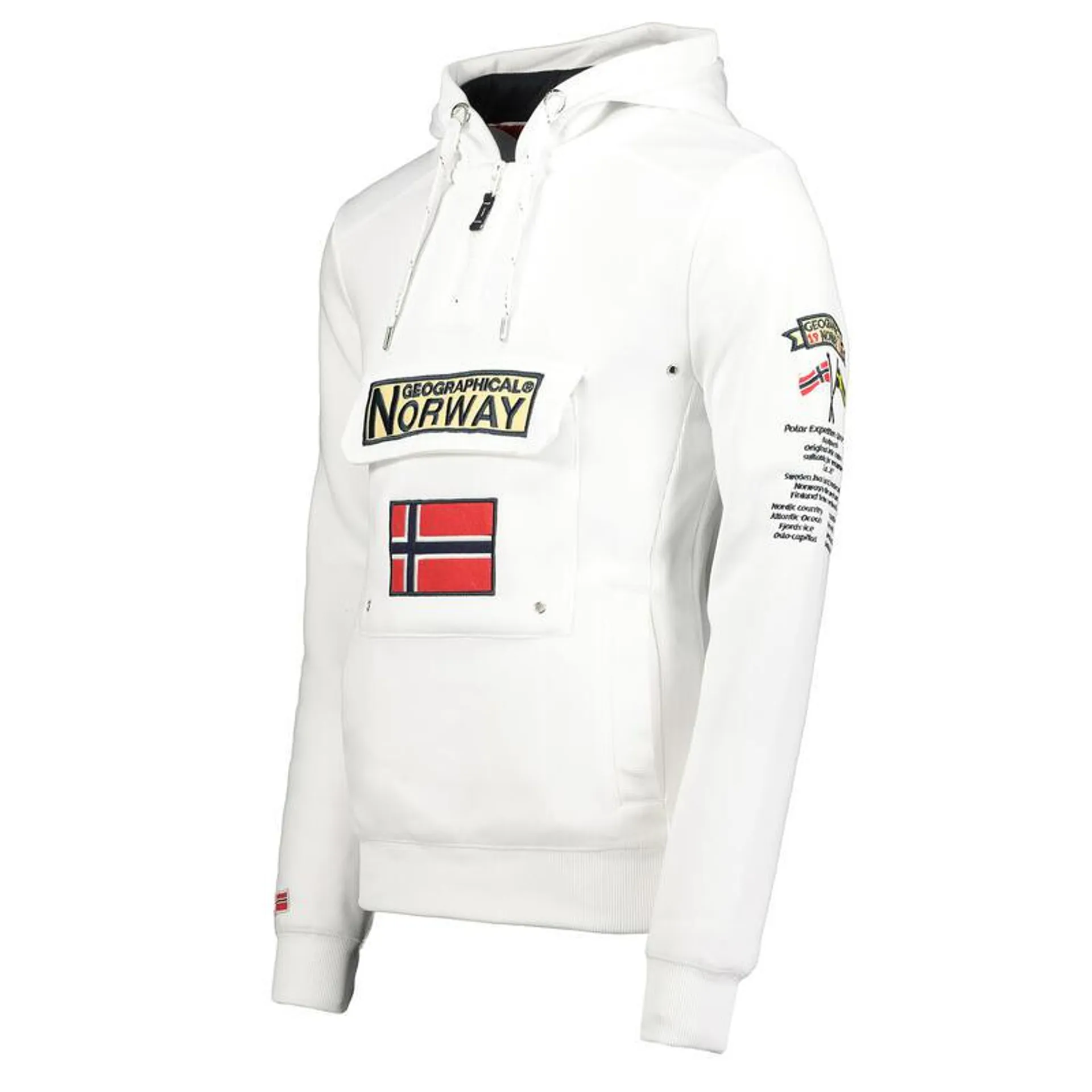 Sudadera de montaña y trekking con capucha Mujer Geographical Norway Gymclass