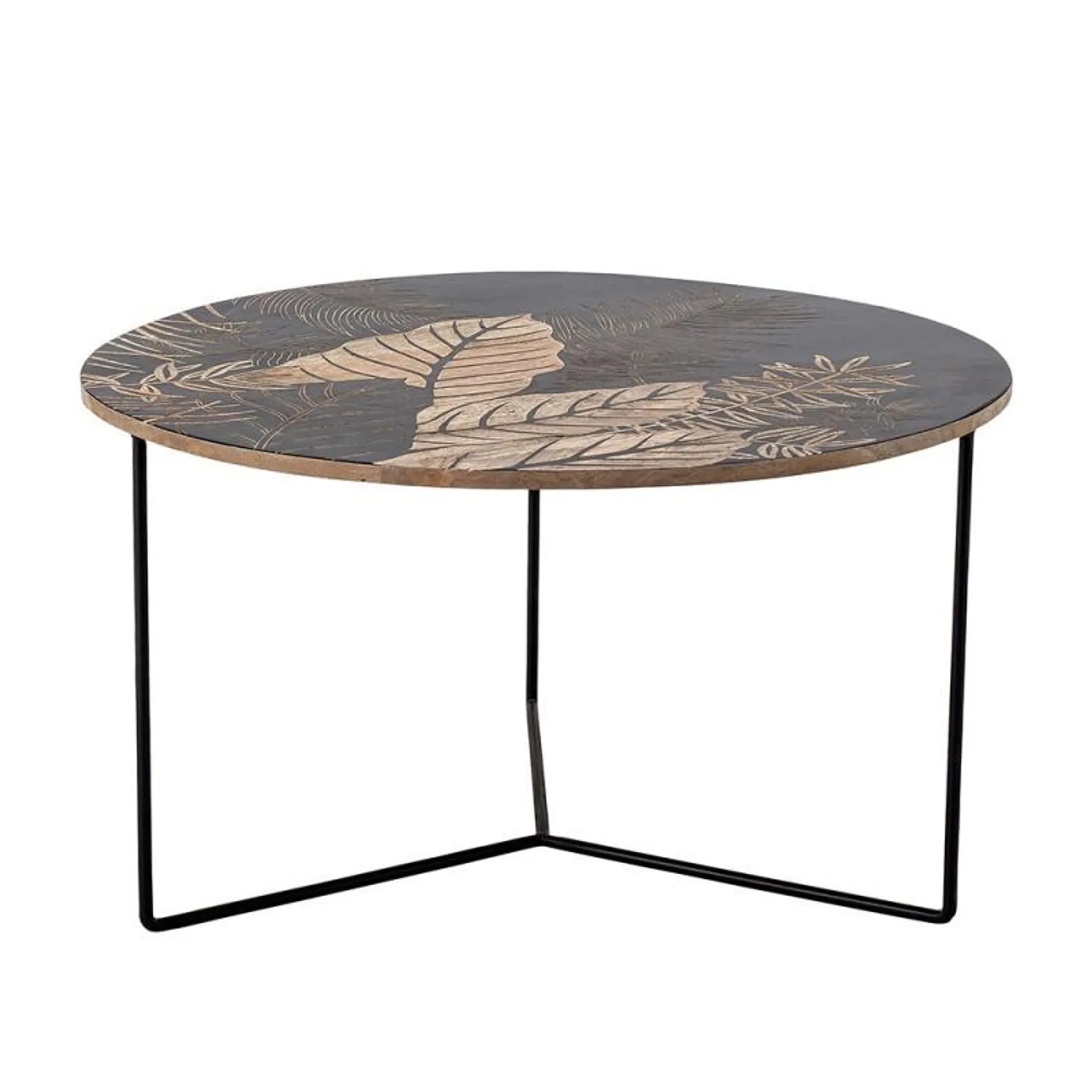 Lac coffee table, black