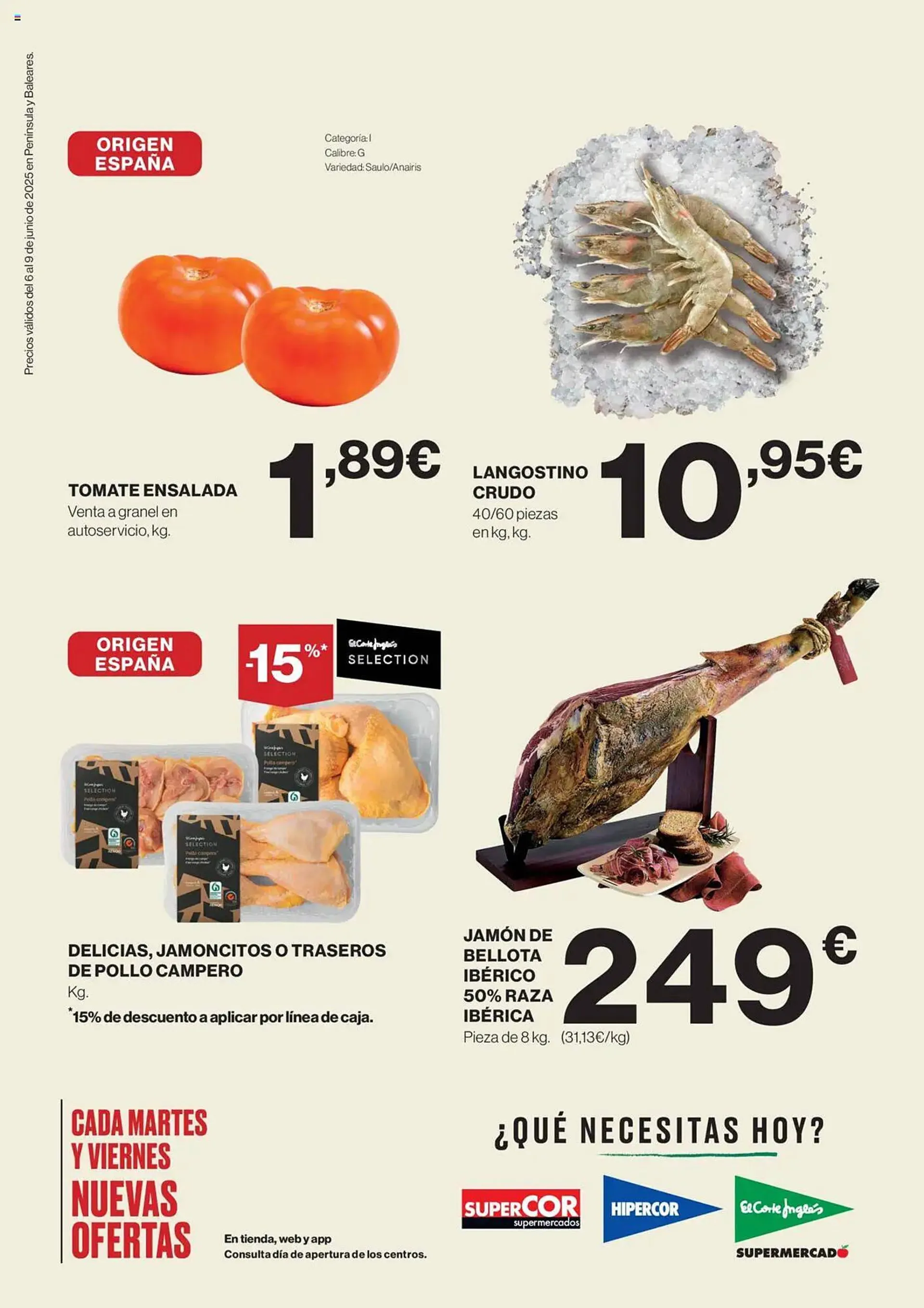 Catálogo de Folleto Supercor 6 de junio al 9 de junio 2025 - Página 2