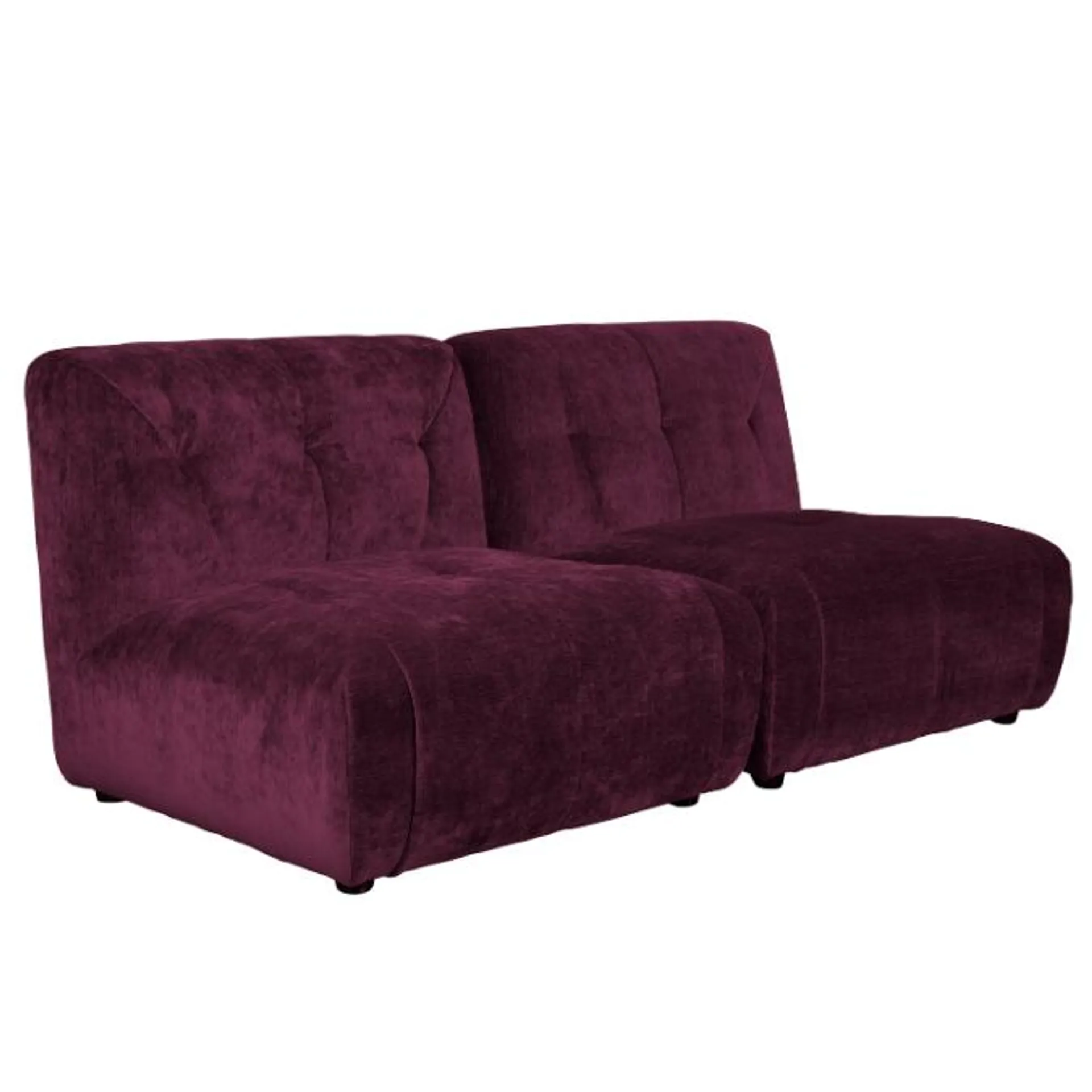 Sofá modular Giada 2 plazas morado