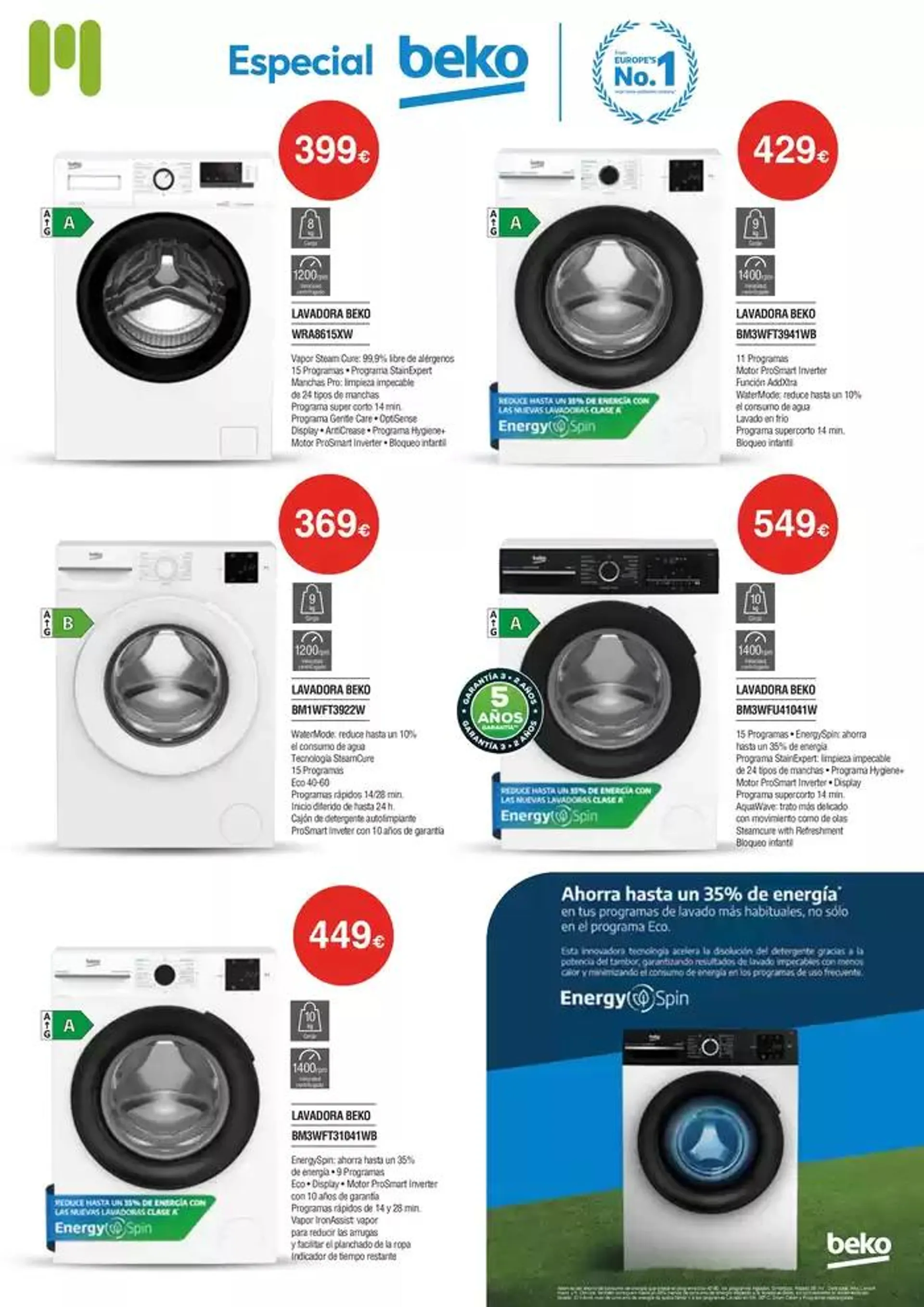 Catálogo de  ESPECIAL BEKO 8 de mayo al 31 de mayo 2025 - Página 4