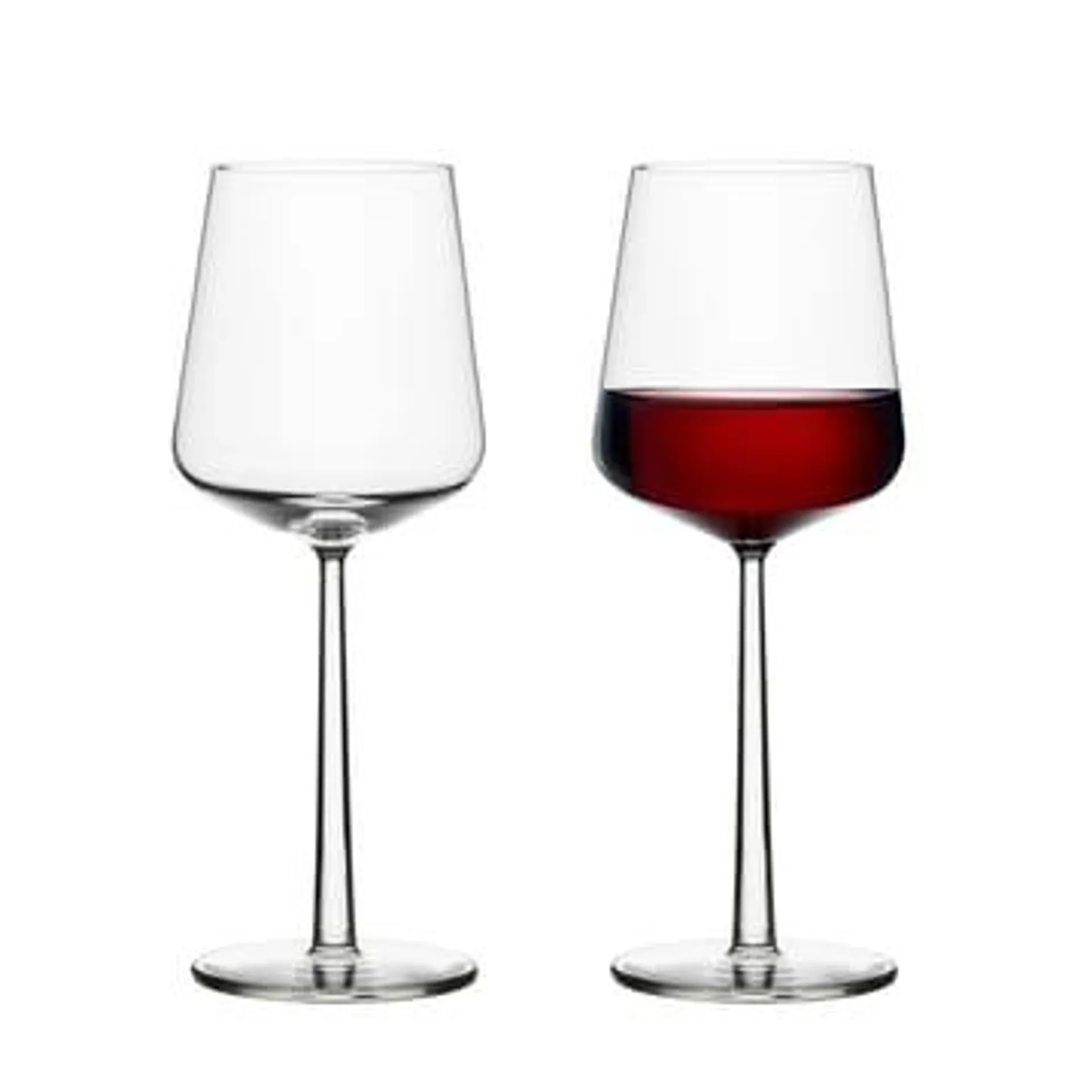 2 copas de vino tinto Essence