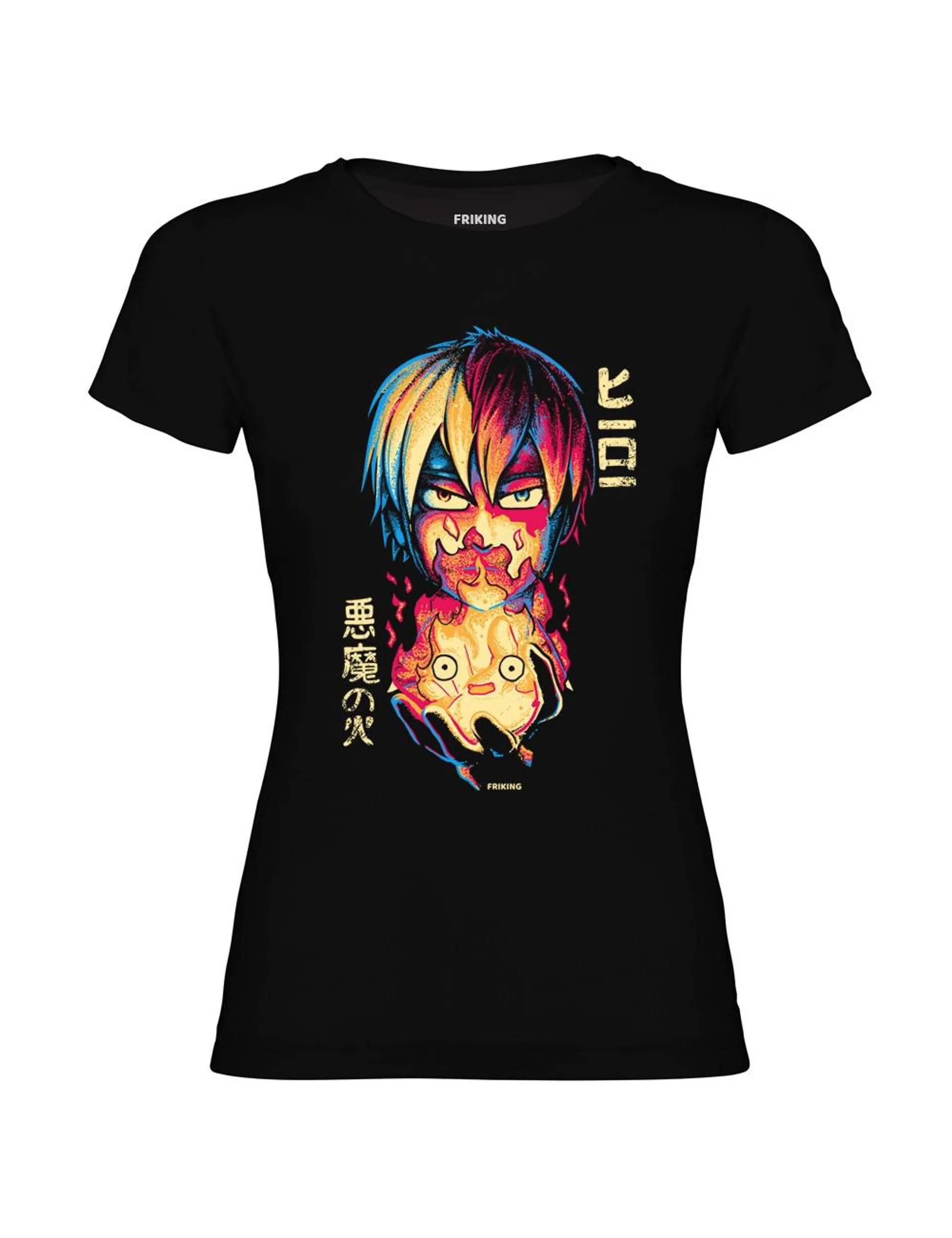 CAMISETA MUJER Fire in my hand
