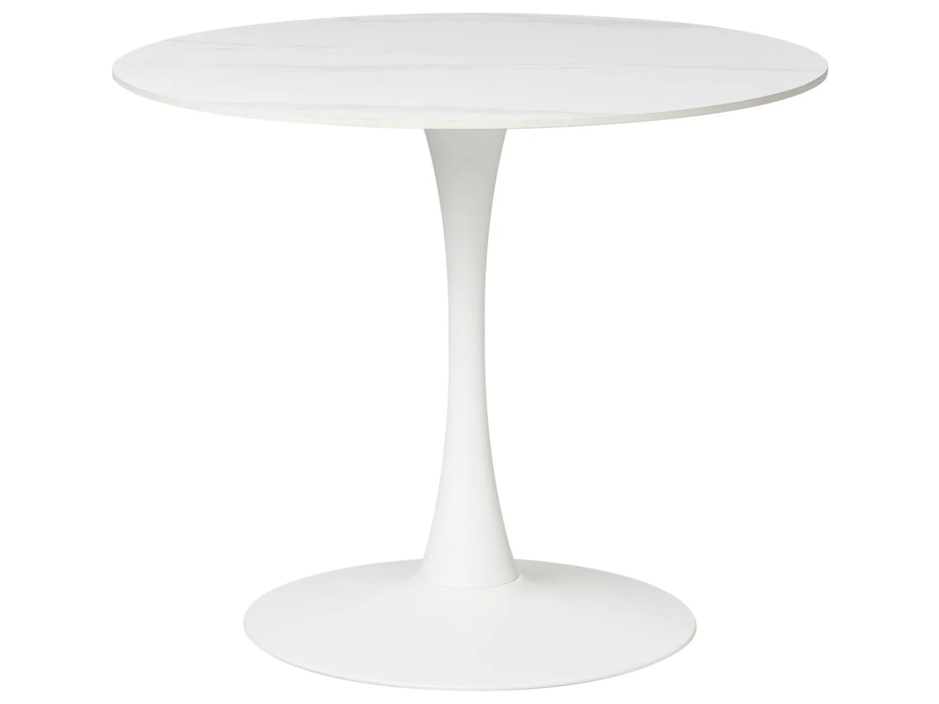 Mesa de comedor BOCA Mármol blanco 90 cm 90 cm Cerámica
