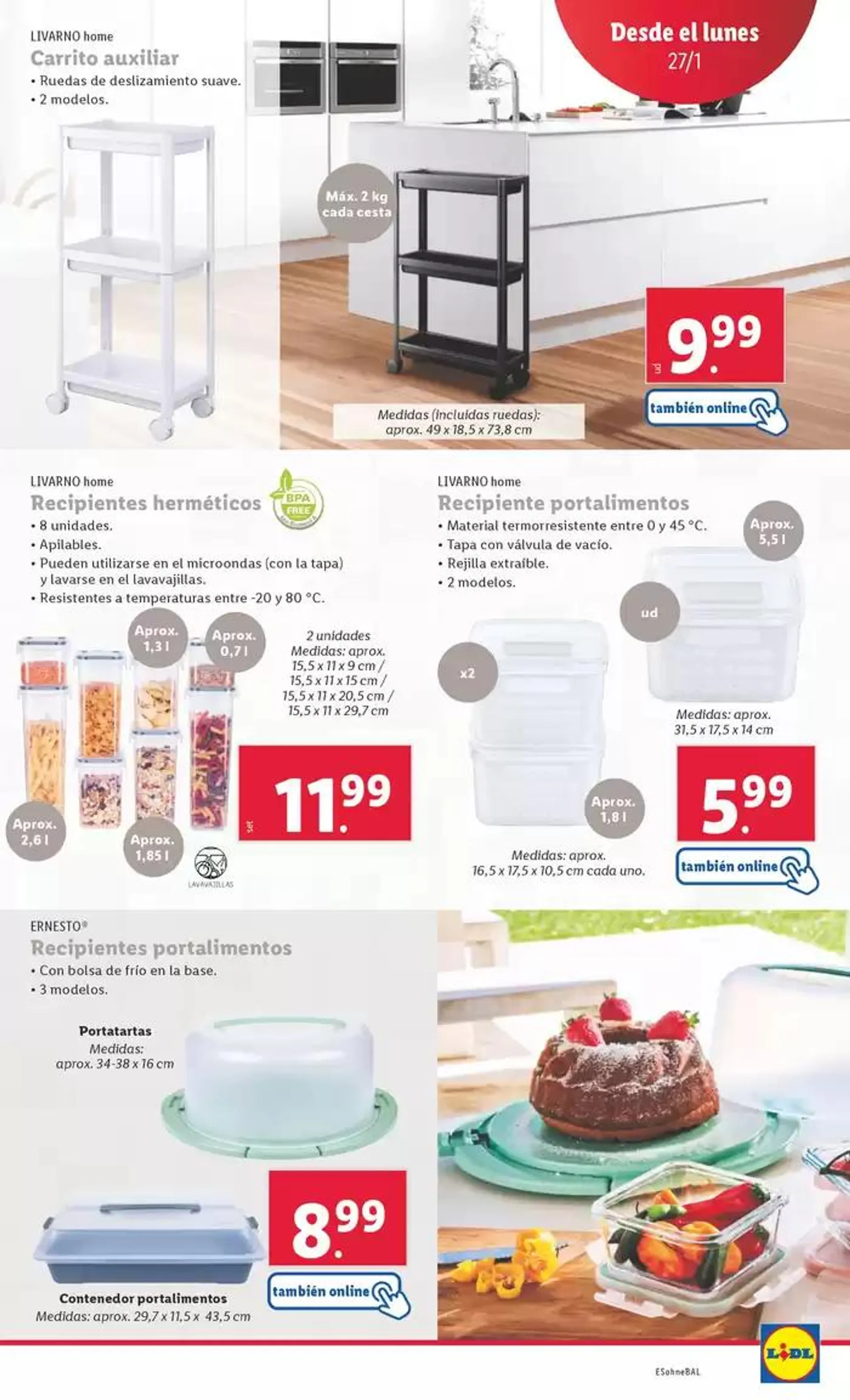 Catálogo de ¡Bazar Lidl! Ofertas válidas del 27/01 al 02/02 27 de enero al 2 de febrero 2025 - Página 5