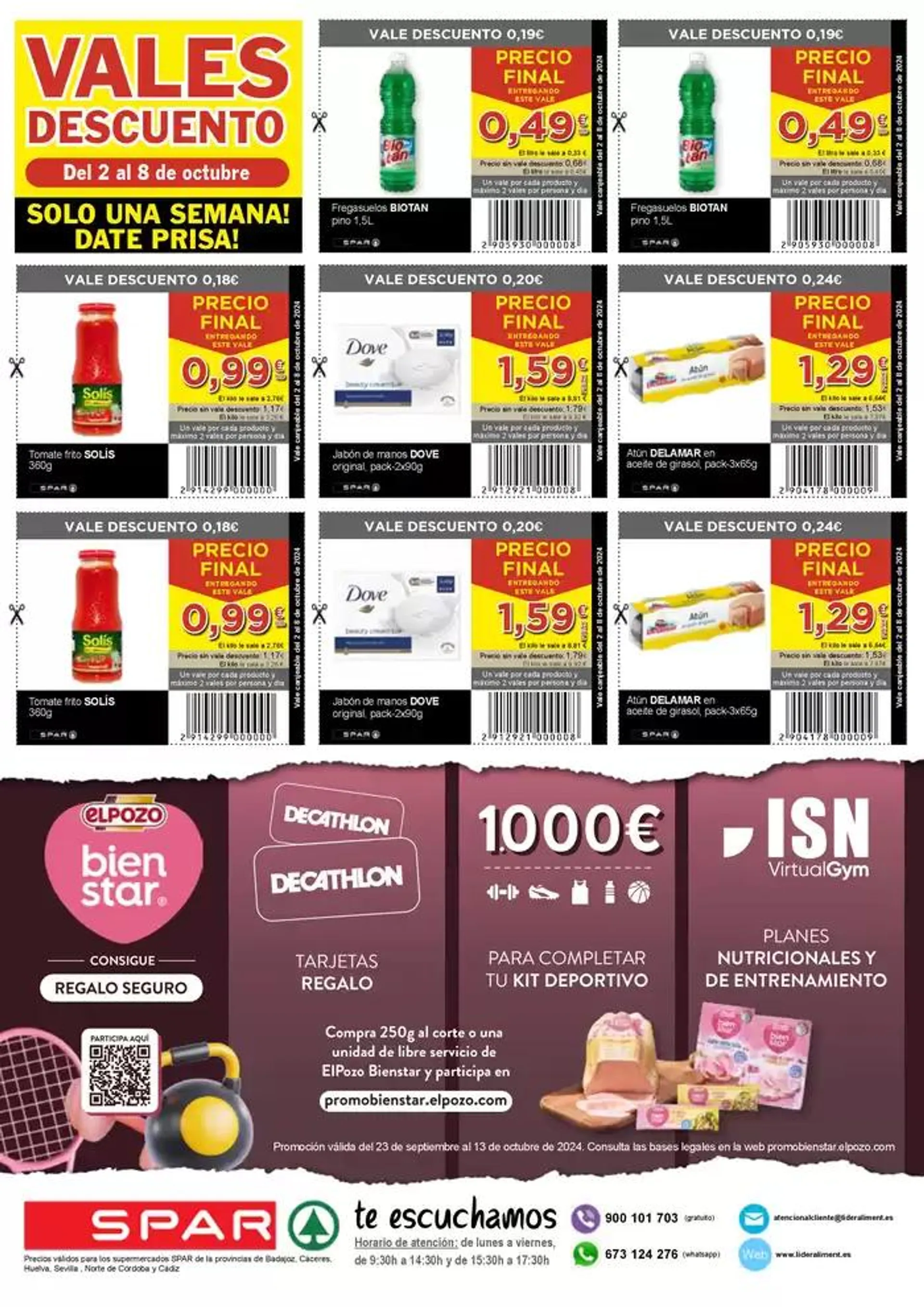 Catálogo de SPAR ofertas 1ª quincena octubre 2 de octubre al 16 de octubre 2024 - Página 12